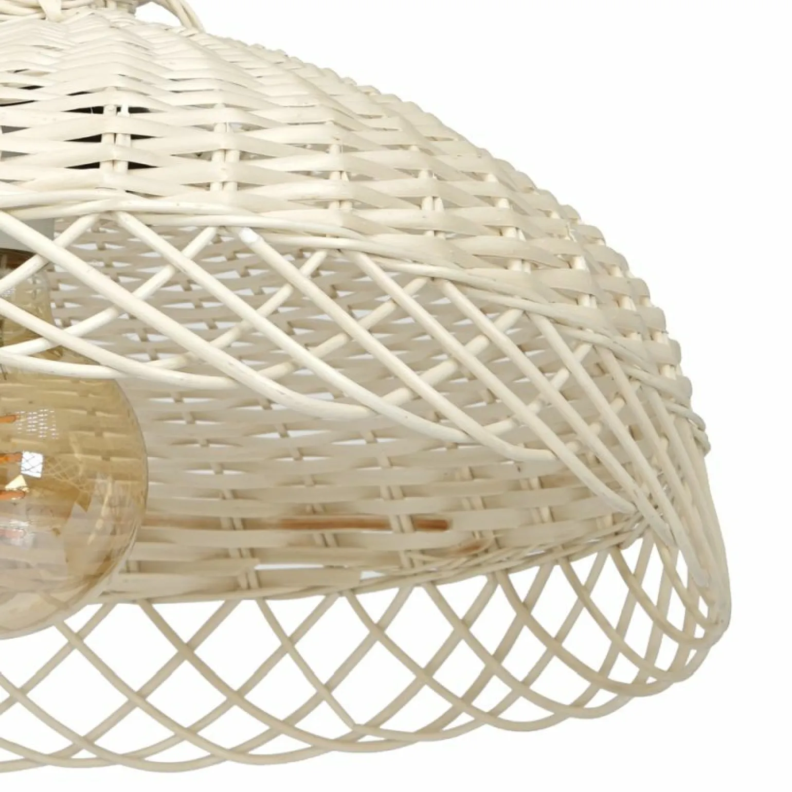 Best Stylowa, pleciona lampa wisząca w stylu boho MLP7997 VIMINI | Kaja Żyrandole Nowoczesne