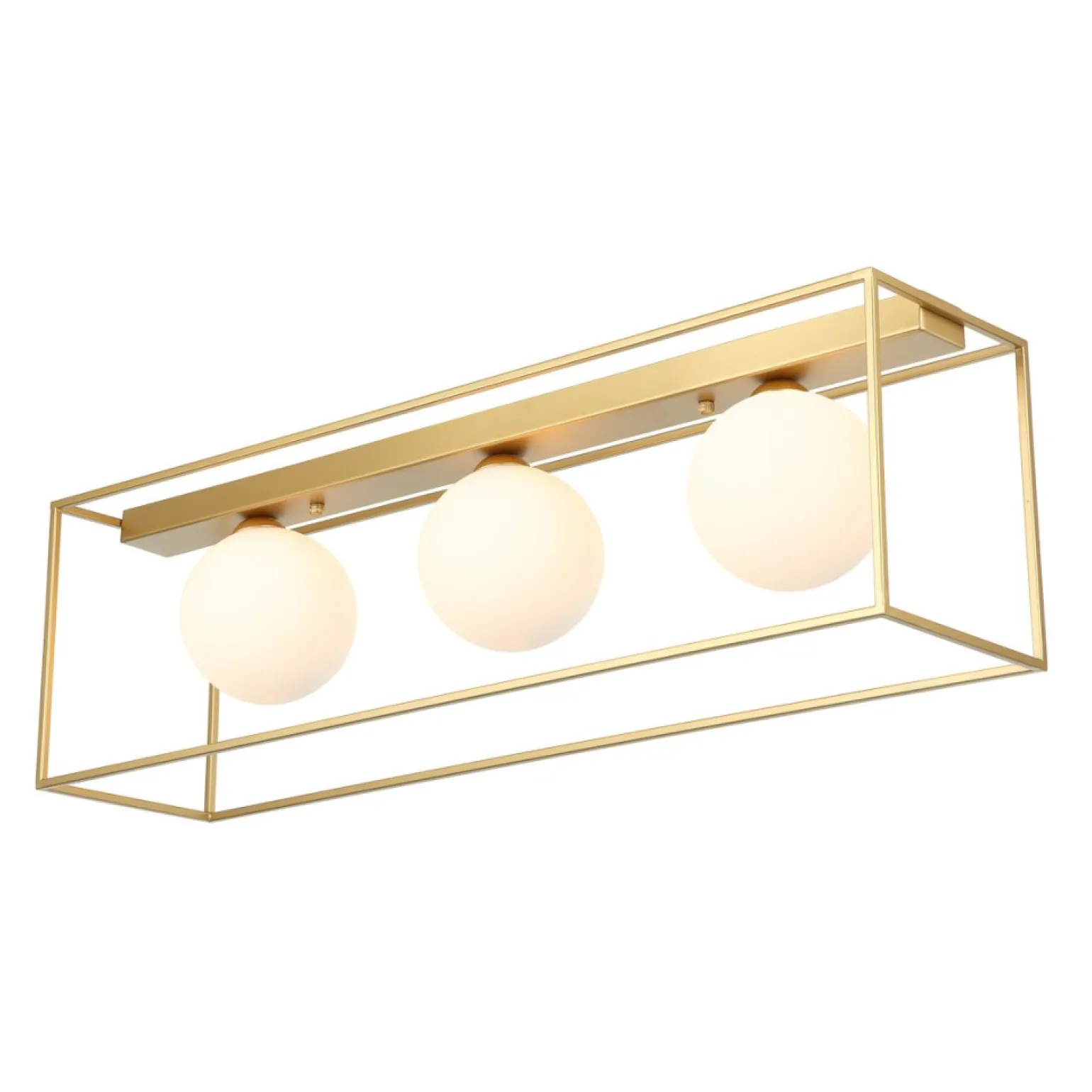 Outlet Stylowa, złota lampa sufitowa MXM-4582/3 GD MEDIAMO | Kaja Oświetlenie Żyrandole Nowoczesne