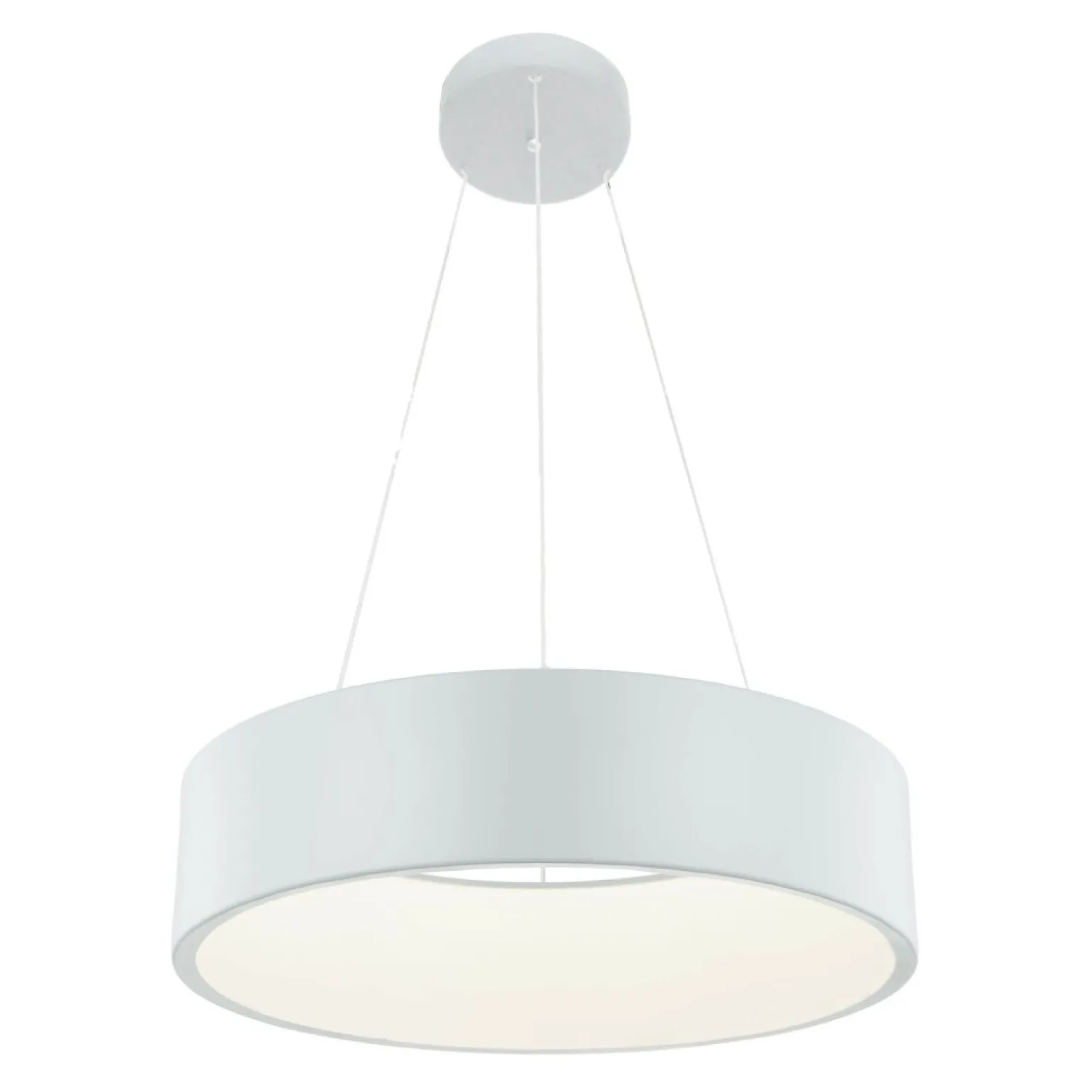 Shop Stylowy żyrandol, okrąg LED LP-622/1P WH MALAGA | Kaja Oświetlenie Żyrandole Nowoczesne