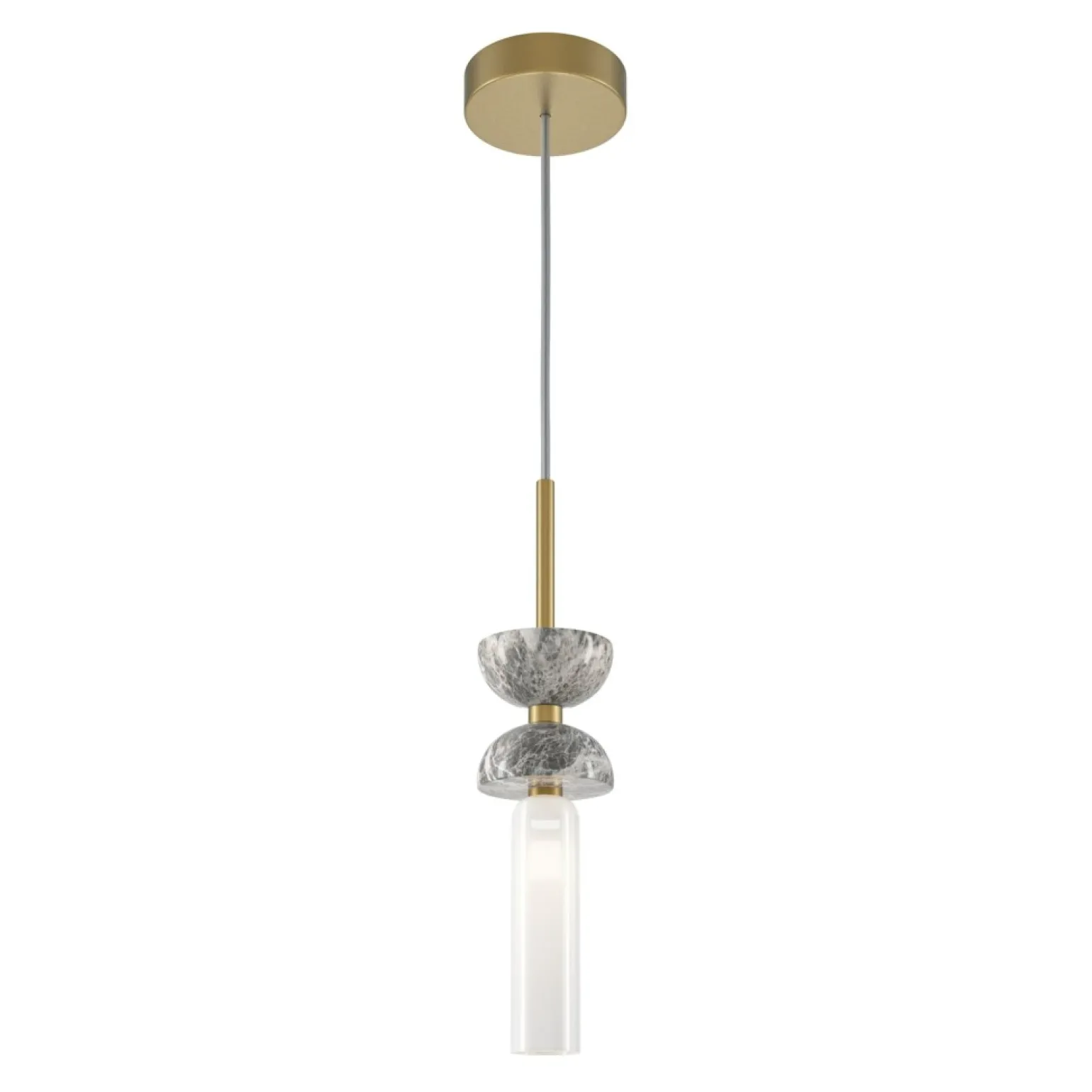 Clearance Subtelna lampa wisząca, ledowa dekoracja MOD178PL-01GR z serii KYOTO Żyrandole Nowoczesne