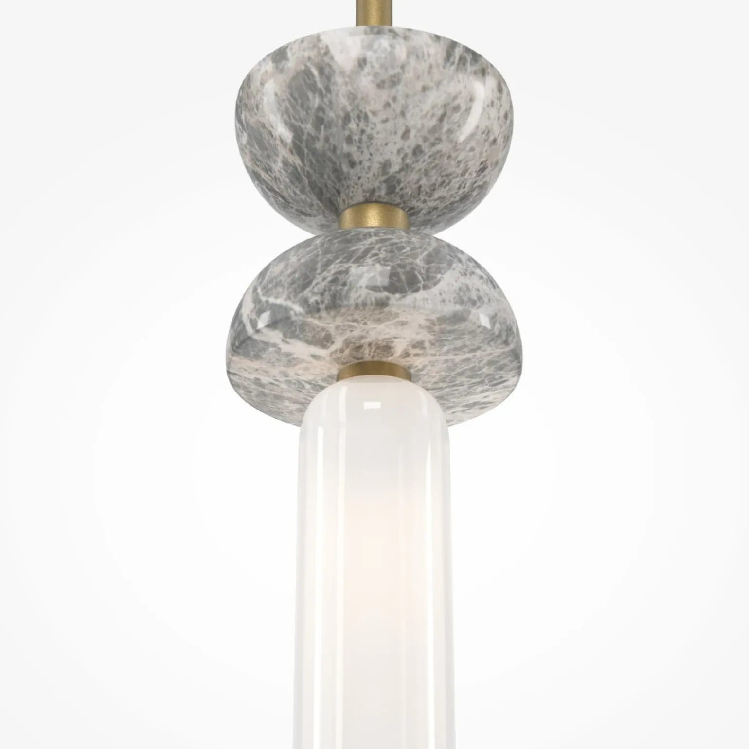 Clearance Subtelna lampa wisząca, ledowa dekoracja MOD178PL-01GR z serii KYOTO Żyrandole Nowoczesne