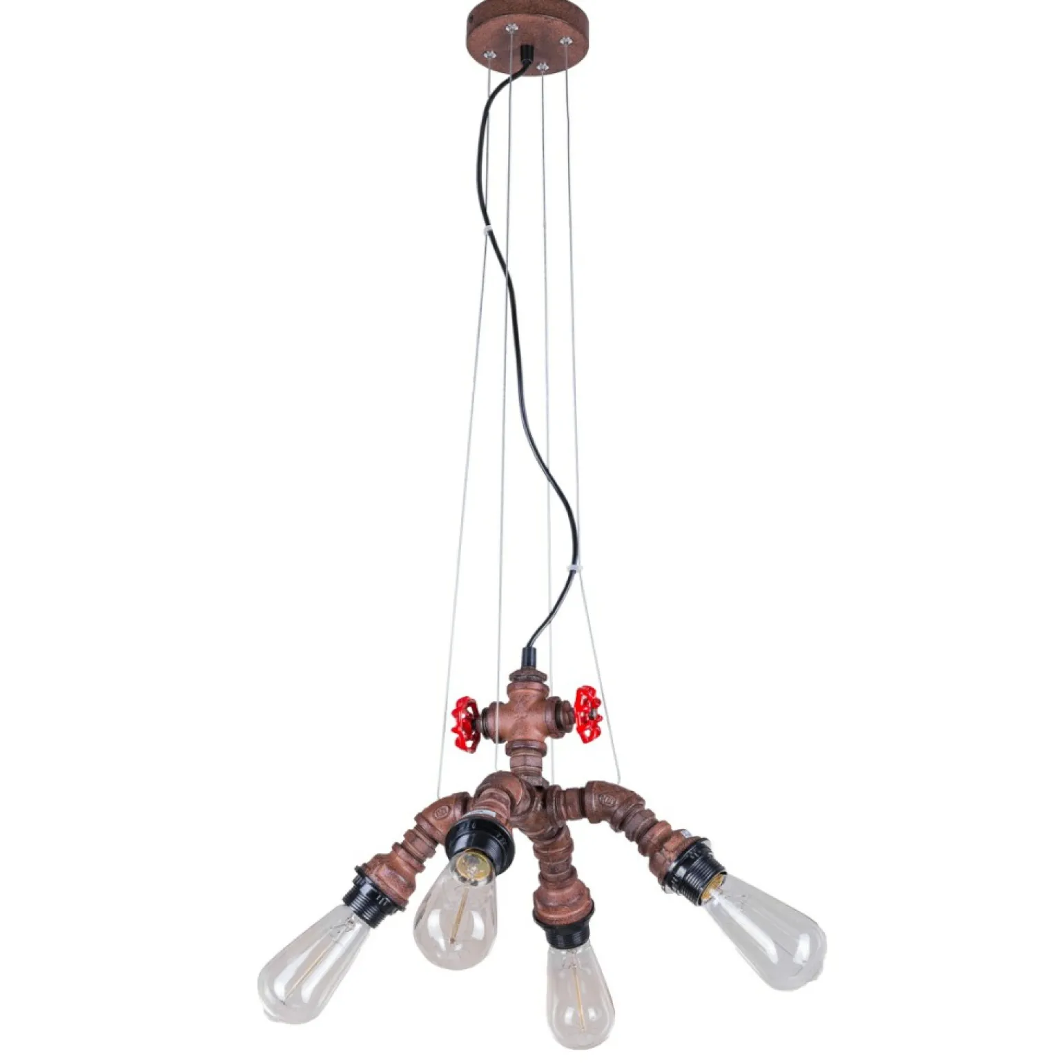 Cheap Surowa lampa wisząca MDM-2846/4A RUST MANILA | Kaja Oświetlenie Żyrandole Nowoczesne