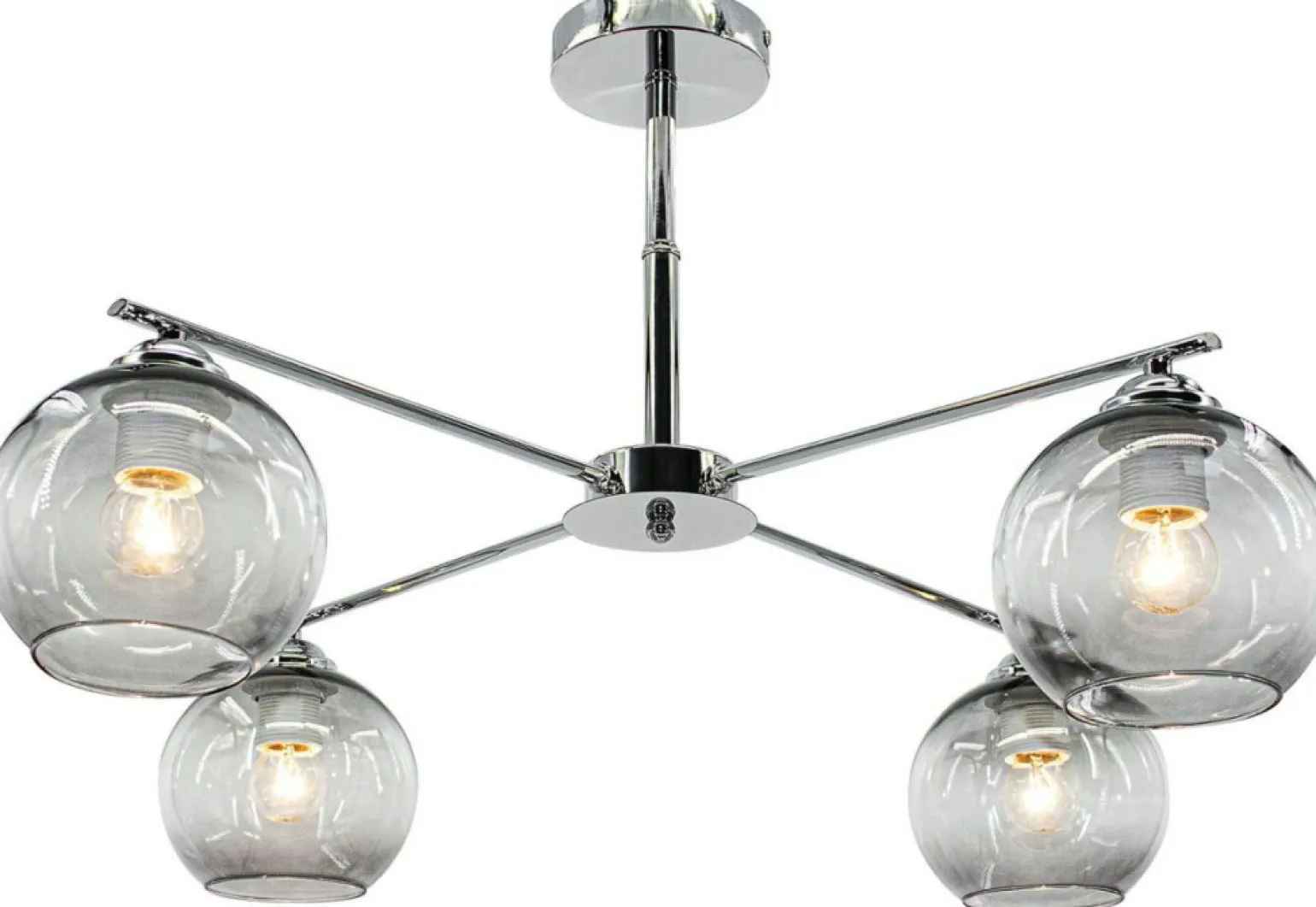 Sale Symetryczna lampa sufitowa z kloszami 1859/4 8C | Kaja Oświetlenie Żyrandole Nowoczesne