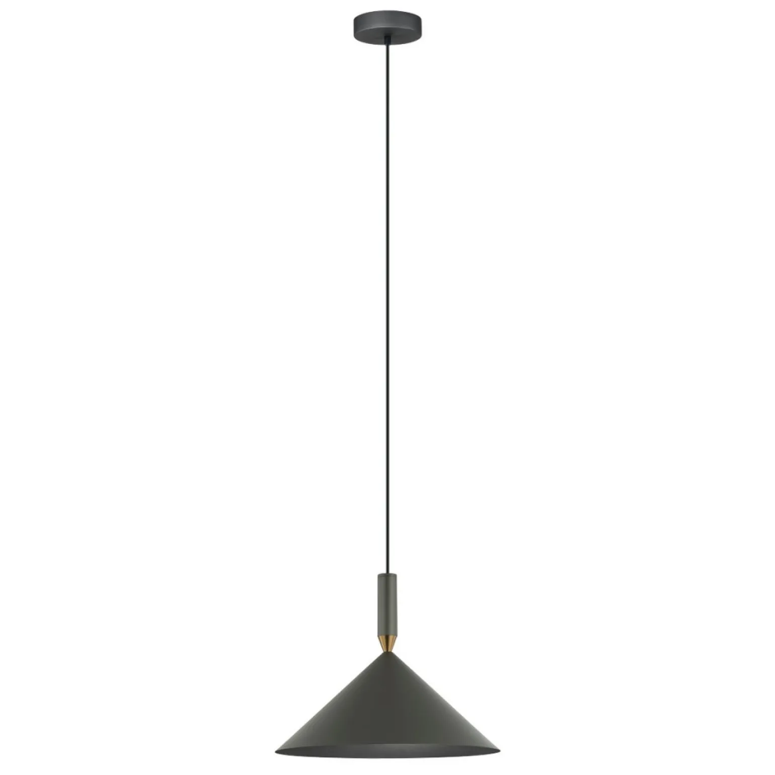 Flash Sale Szary, loftowy zwis nad wyspę kuchenną PND-541101-GR z serii DRELLO Żyrandole Nowoczesne