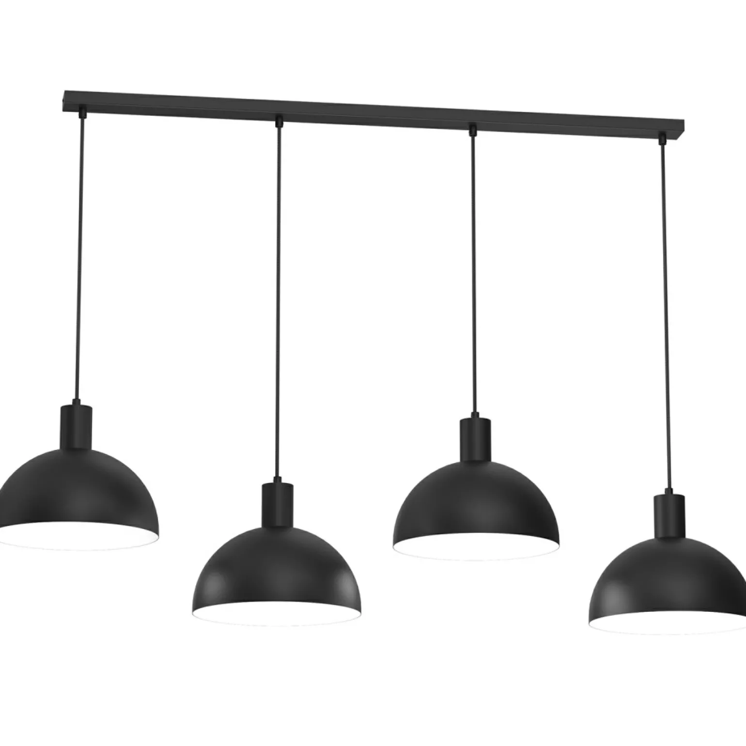 Best Szeroka, czarna lampa wisząca do jadalni LX 4298 HANDA | Kaja Żyrandole Nowoczesne