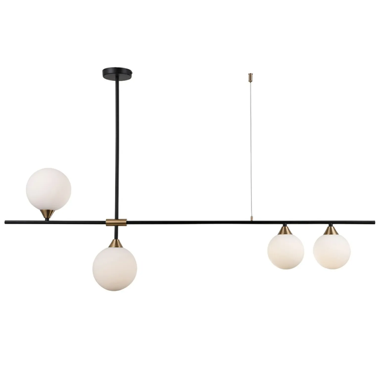 Best Sale Szeroka lampa sufitowa PND-9152-4-OPAL BELMONTE | Kaja Oświetlenie Żyrandole Nowoczesne