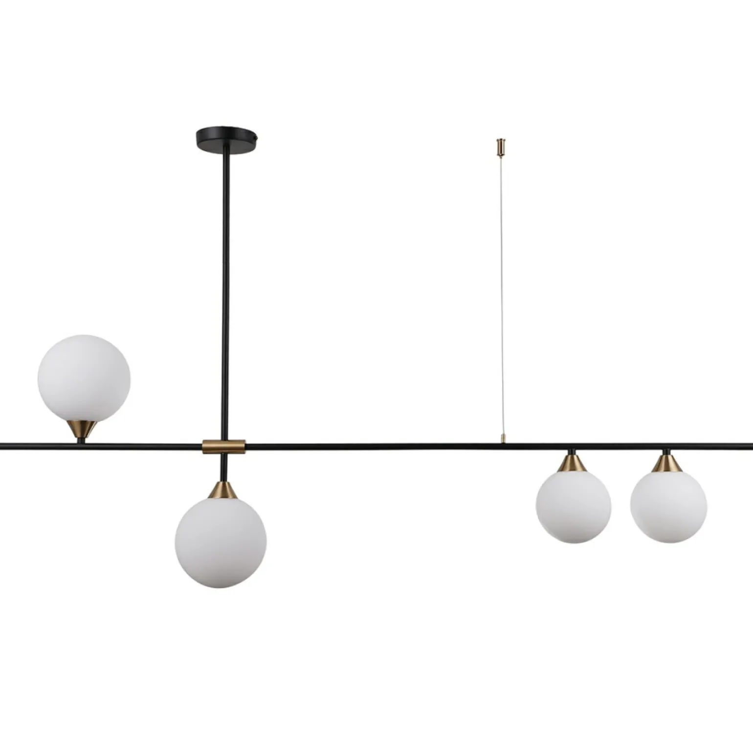Best Sale Szeroka lampa sufitowa PND-9152-4-OPAL BELMONTE | Kaja Oświetlenie Żyrandole Nowoczesne