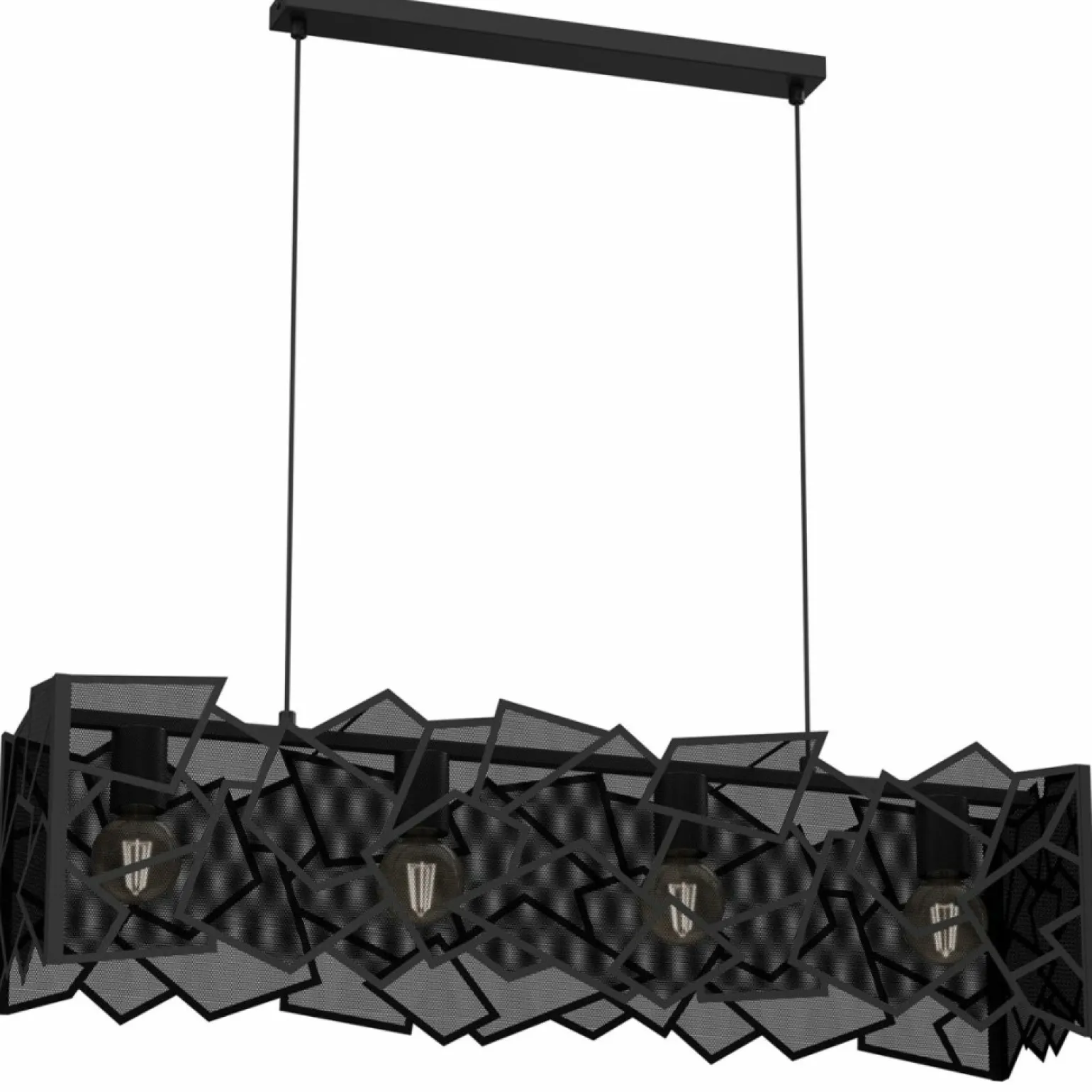 Best Szeroka lampa wisząca do oświetlenia stołu LX 551 CAMO | Kaja Żyrandole Nowoczesne
