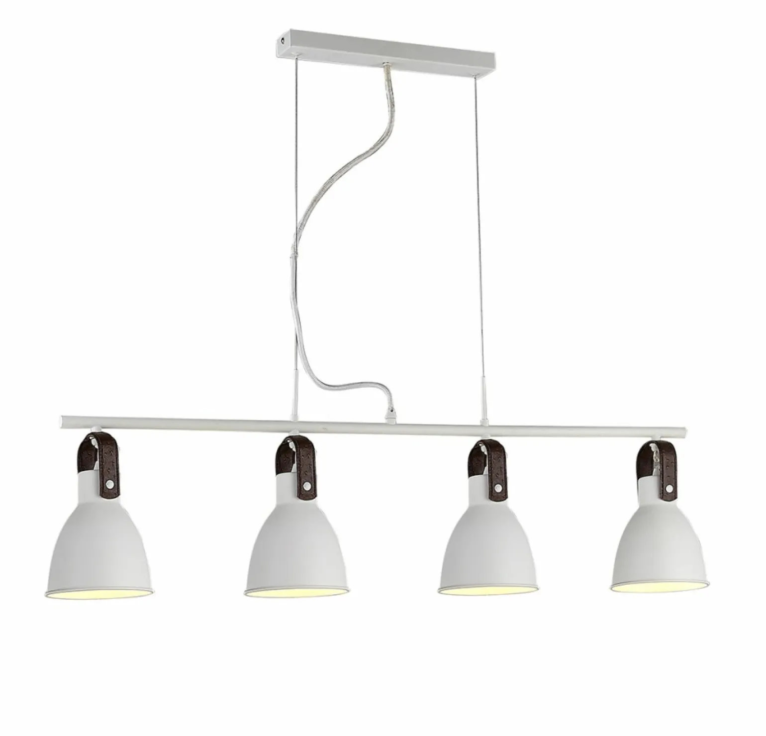 Best Szeroka lampa wisząca w stylu rustykalnym AZ1282 TESSIO | Kaja Żyrandole Nowoczesne
