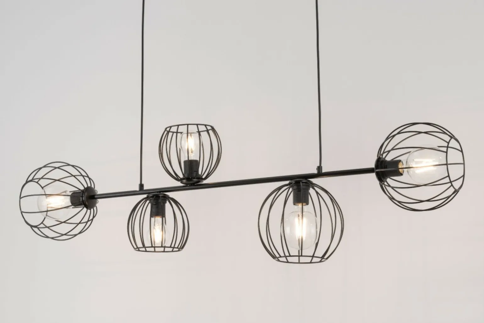 Best Szeroka, minimalistyczna lampa wisząca na listwie SIG 32372 - MADAM Żyrandole Nowoczesne