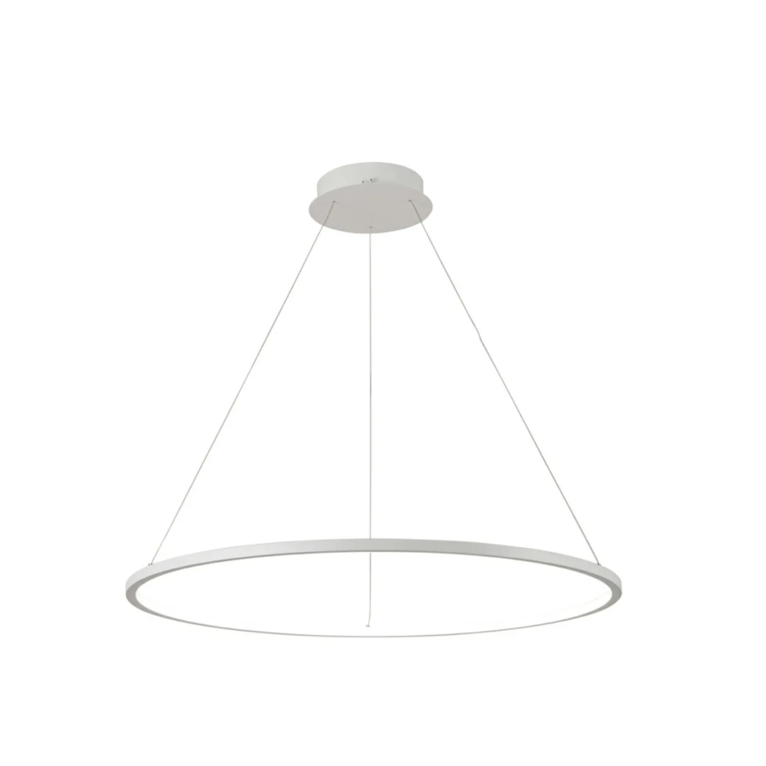 Cheap Szeroka obręcz LED ⌀80 PND-56135B-080RPC-WH-3KS4K-TRDIMM VINOLA | Kaja Żyrandole Nowoczesne
