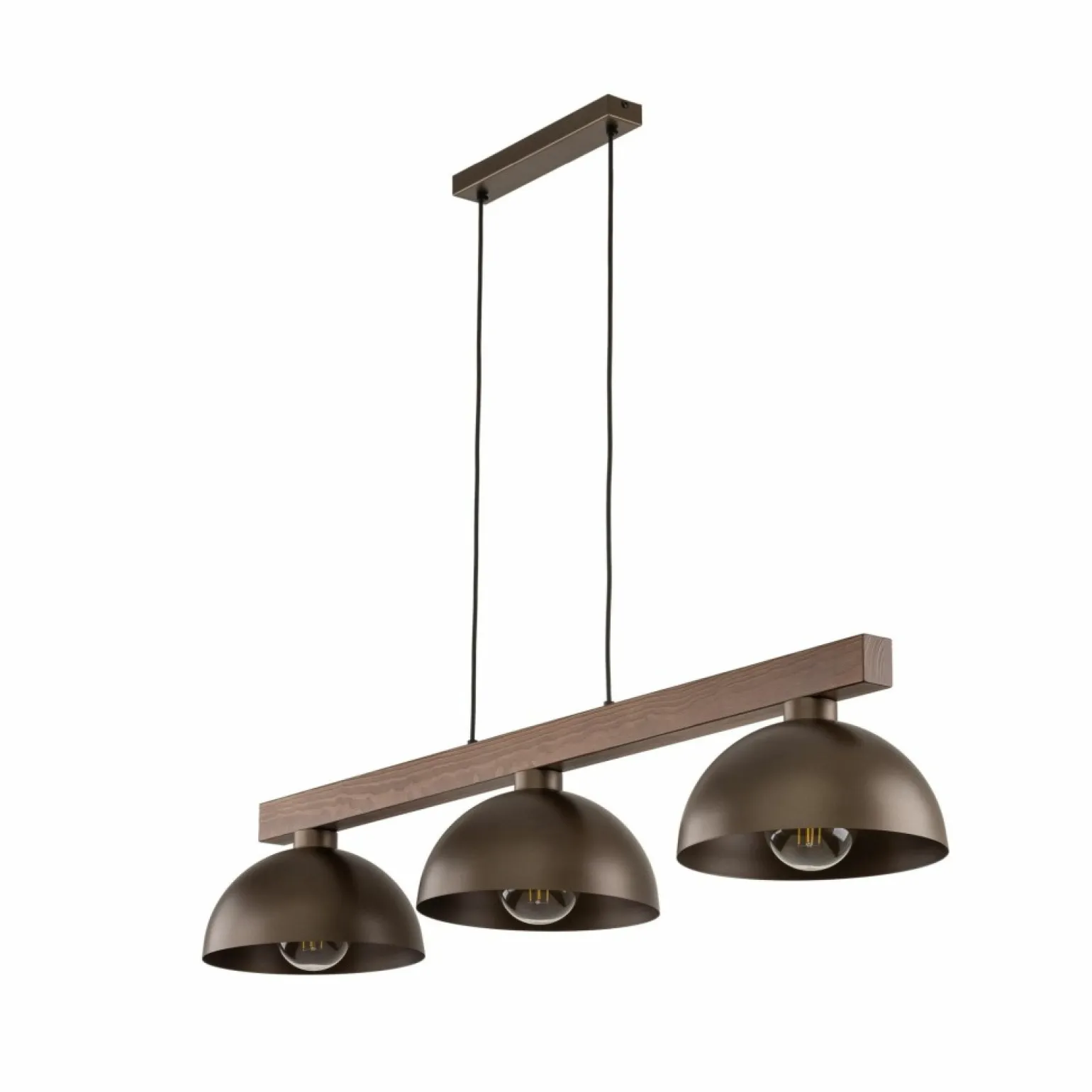 Best Szeroka, rustykalna lampa wisząca nad stół TK 6299 OSLO | Kaja Żyrandole Nowoczesne