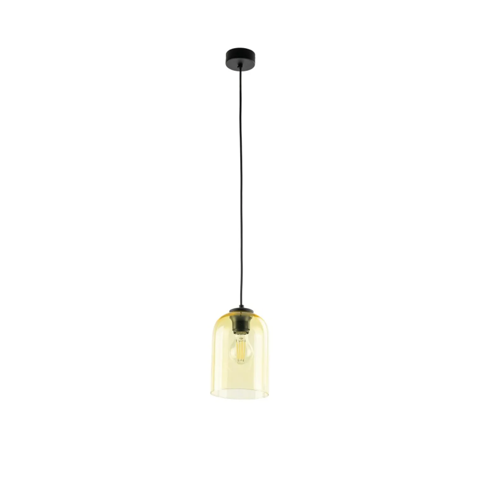 Sale Żółta lampa wisząca, regulowany zwis TK 10297 MOLLY | Kaja Oświetlenie Żyrandole Nowoczesne