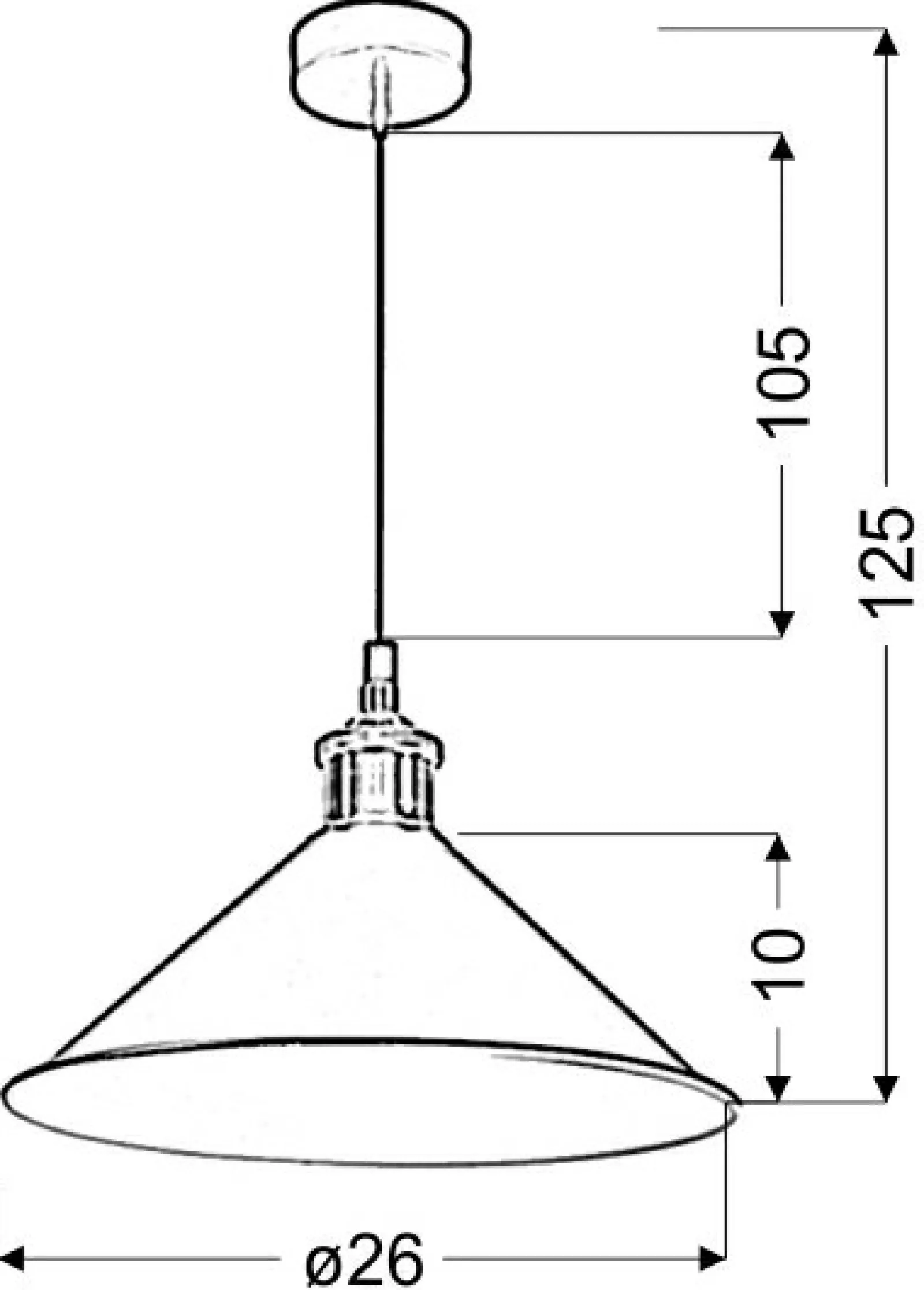 Sklep Kaja Talerzowa lampa wisząca w stylu retro 31-56313 VELO | Kaja Oświetlenie* Randole Tradycyjne
