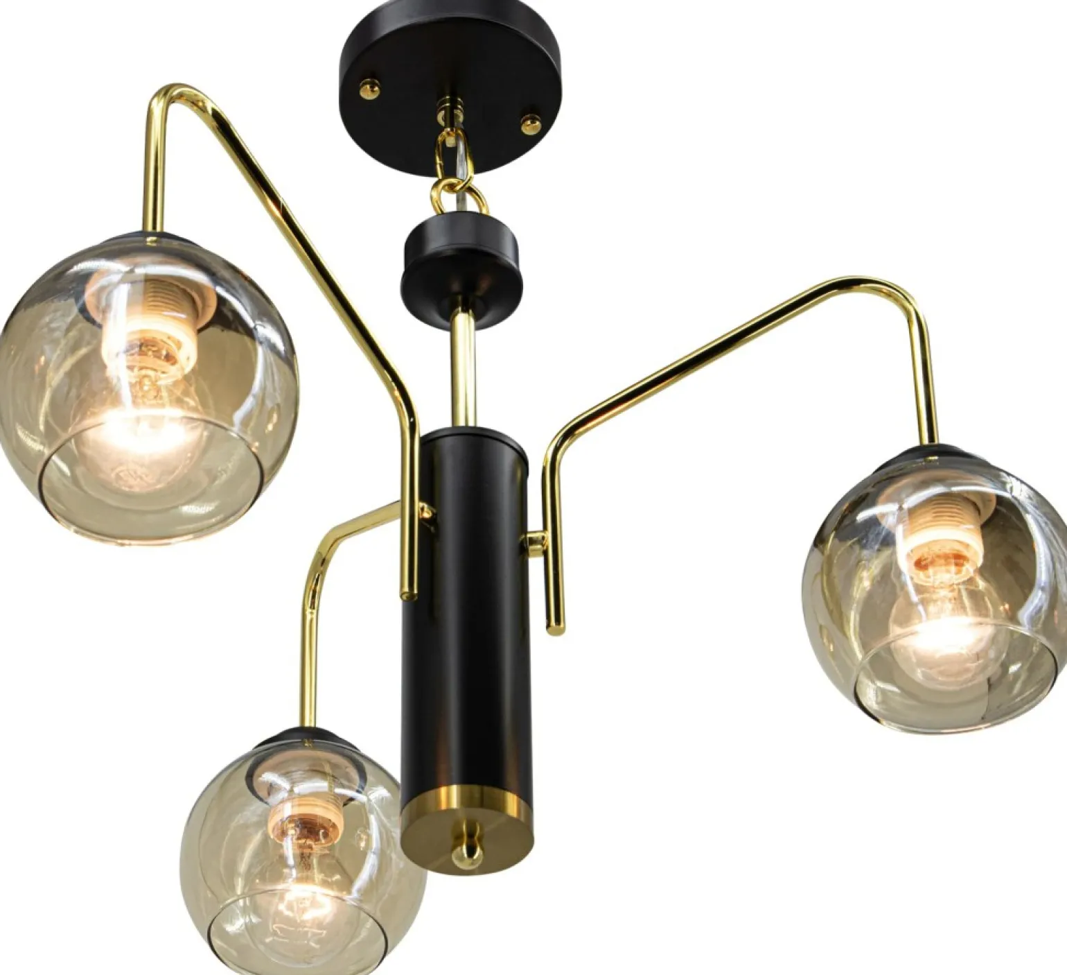 Outlet Trójramienna, nietypowa lampa sufitowa 6303/3 TR BL ALICE | Kaja Żyrandole Nowoczesne