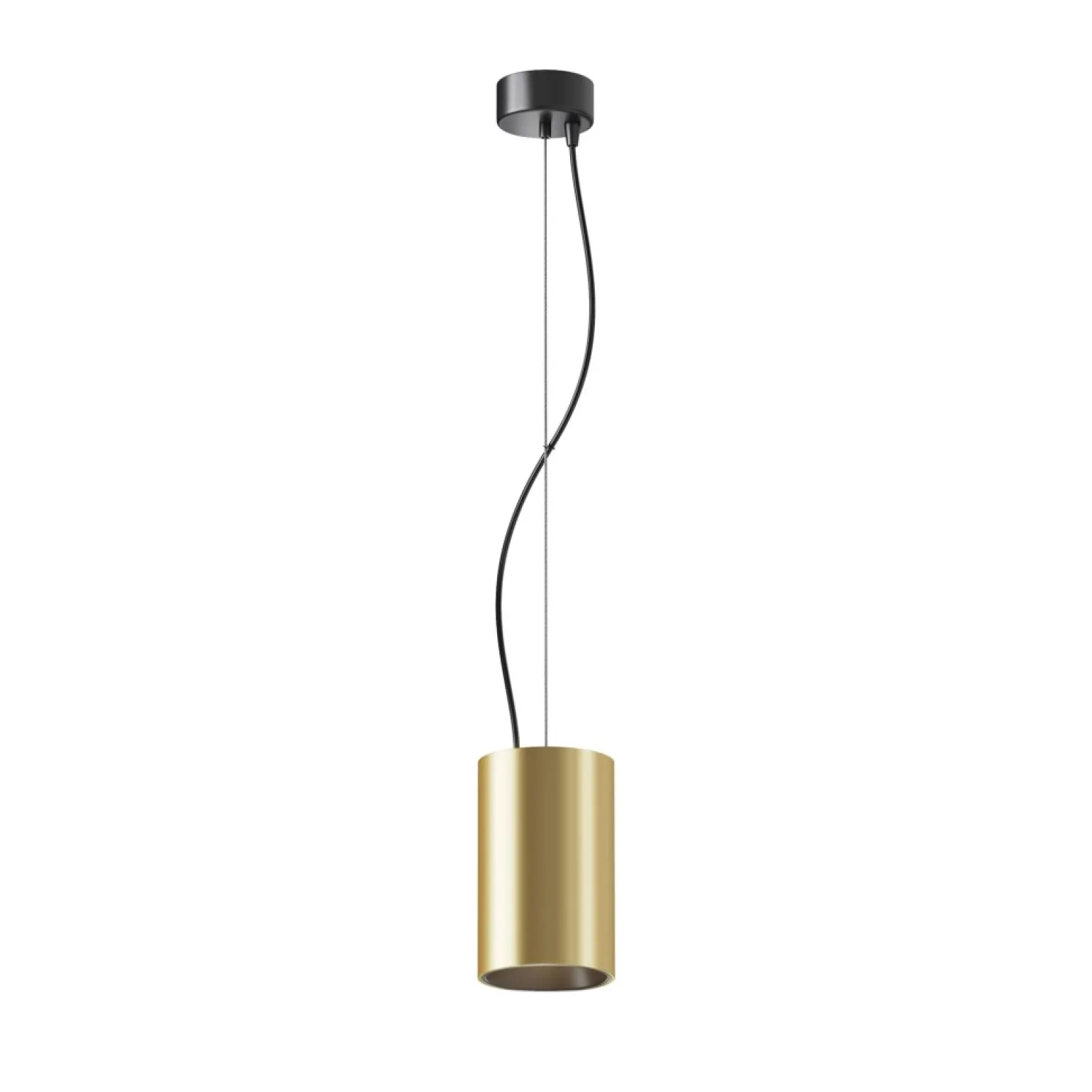 Flash Sale Tuba ledowa, złota lampa wisząca P089PL-25W3K-MG z serii EFIR Żyrandole Nowoczesne