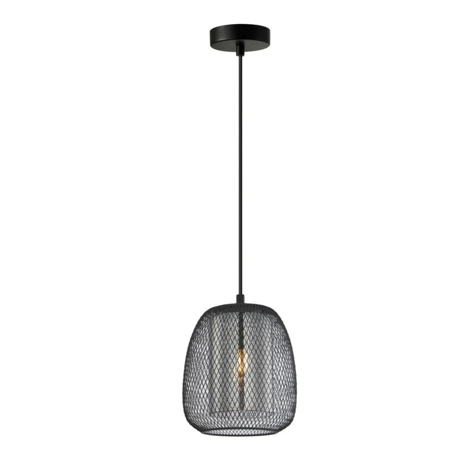 Hot Unikalna, czarna lampa wisząca PND-28612-BK-SG z serii AMIRIA Żyrandole Nowoczesne
