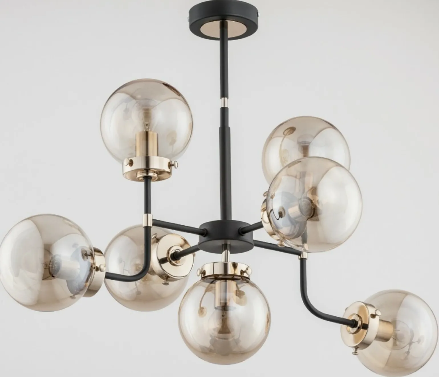 Flash Sale Unikalna lampa sufitowa z pękatymi kloszami AL 24857 | Kaja Żyrandole Nowoczesne
