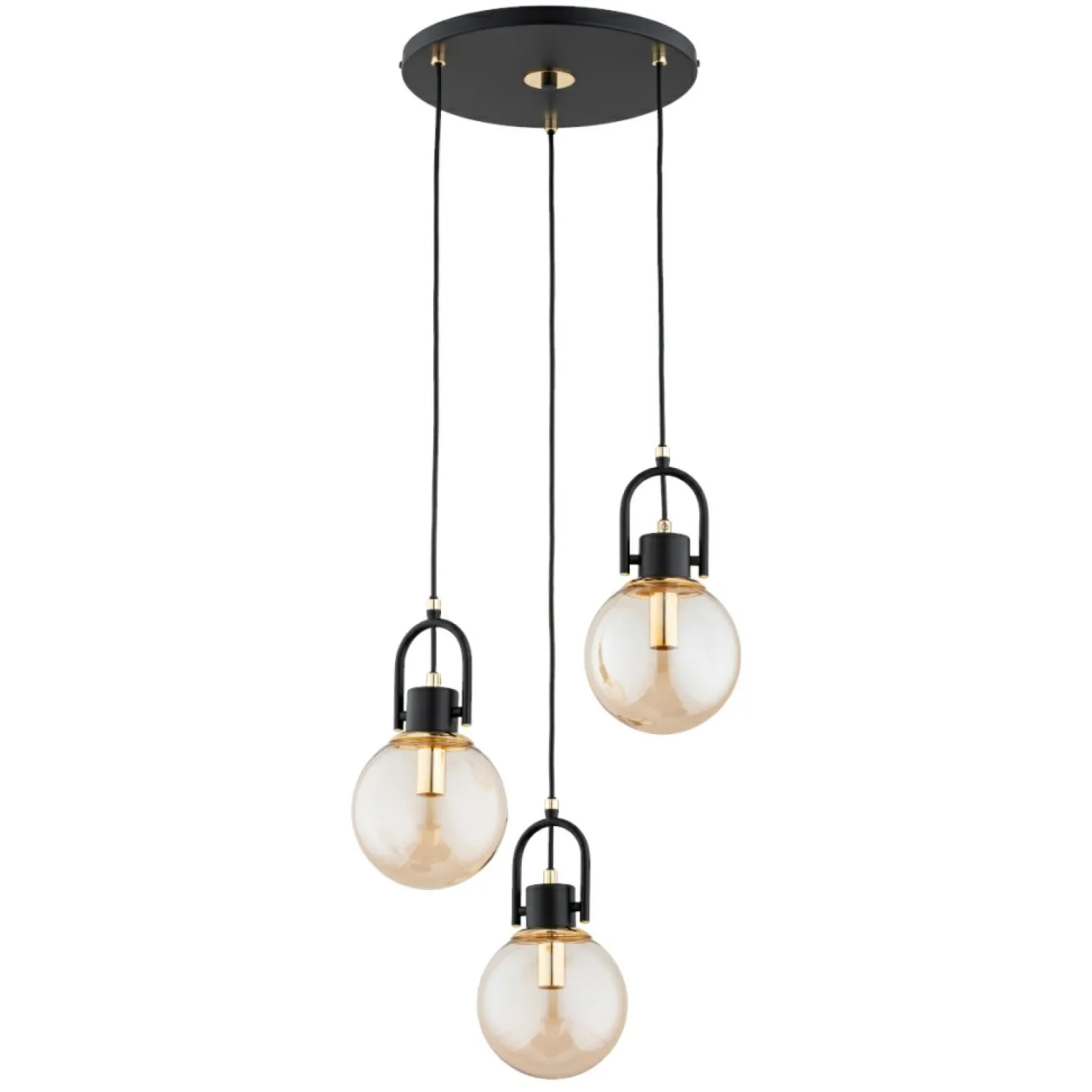 Outlet Unikalna lampa wisząca, trzy punkty świetlne AL 62433 z serii STORMI Żyrandole Nowoczesne