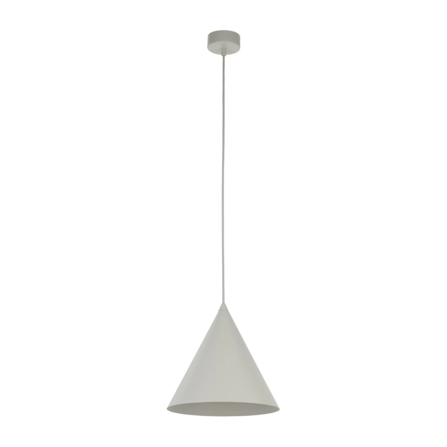 Online Uniwersalna, beżowa lampa wisząca ⌀25cm TK 6631 CONO | Kaja Żyrandole Nowoczesne