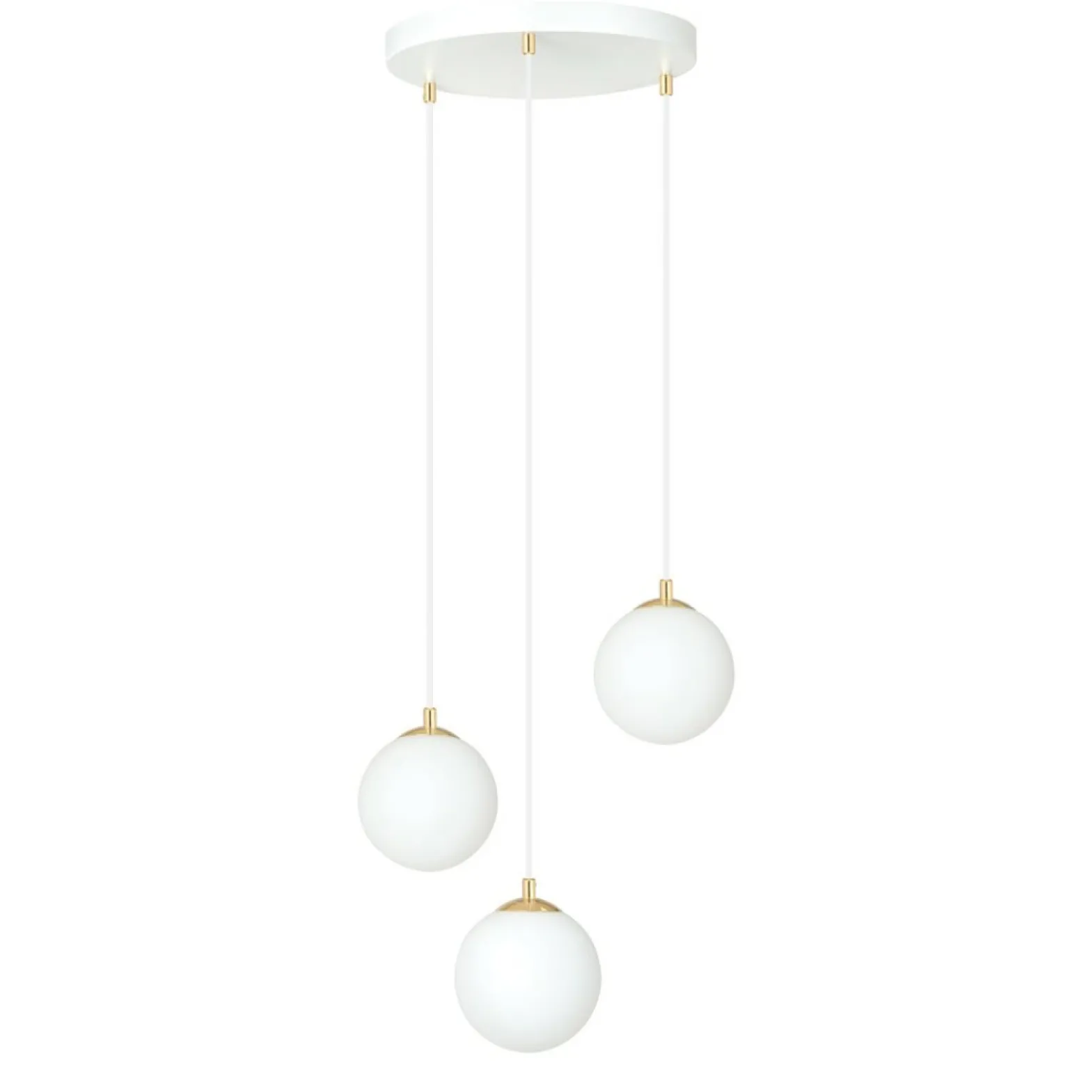Sale Uniwersalna lampa wisząca z regulowanymi zwisami 1244/3 z serii ROYAL Żyrandole Nowoczesne