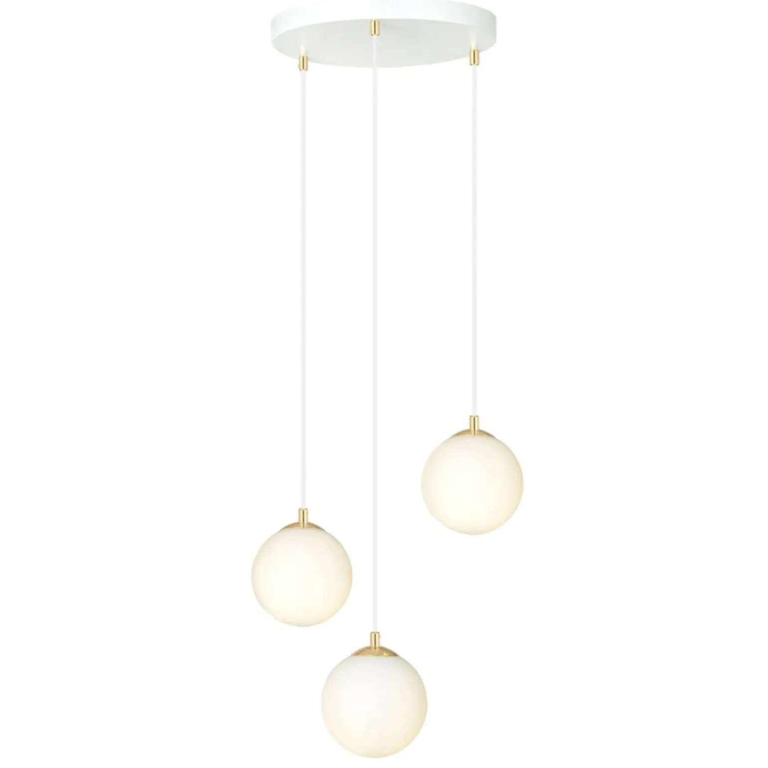 Sale Uniwersalna lampa wisząca z regulowanymi zwisami 1244/3 z serii ROYAL Żyrandole Nowoczesne