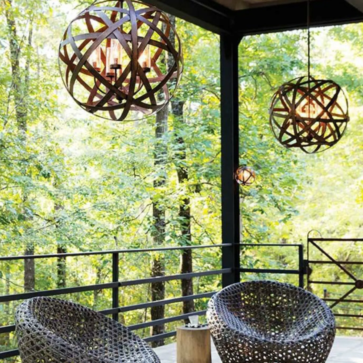 Cheap Vintage lampa wisząca, ze szkłem HK-CARSON-5P z serii CARSON Żyrandole Nowoczesne