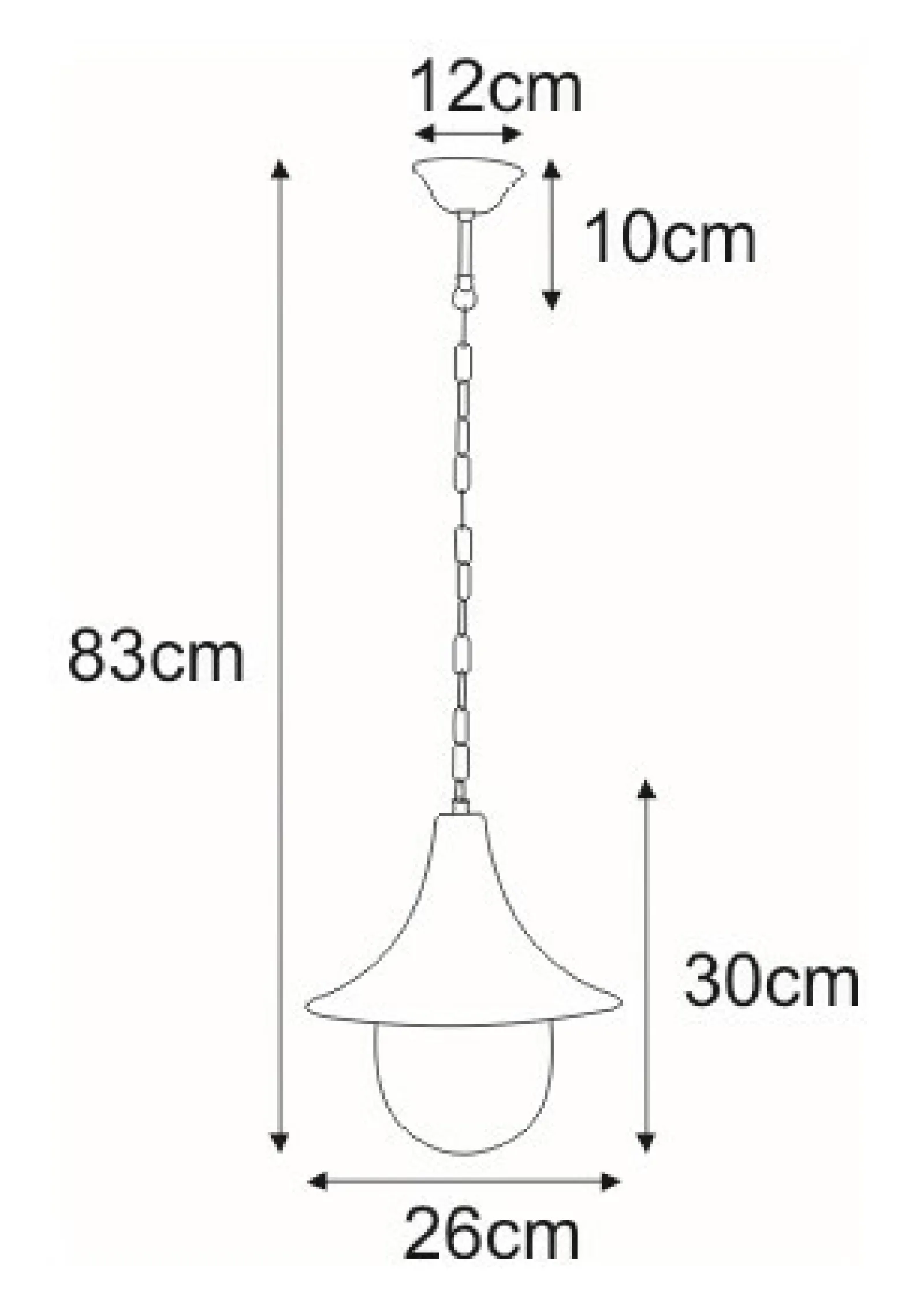 Sklep Kaja Wisząca lampa zewnętrzna, lampion K-8126 CZ/ZŁ BOSTON | Kaja* Lampy Ogrodowe Wiszące