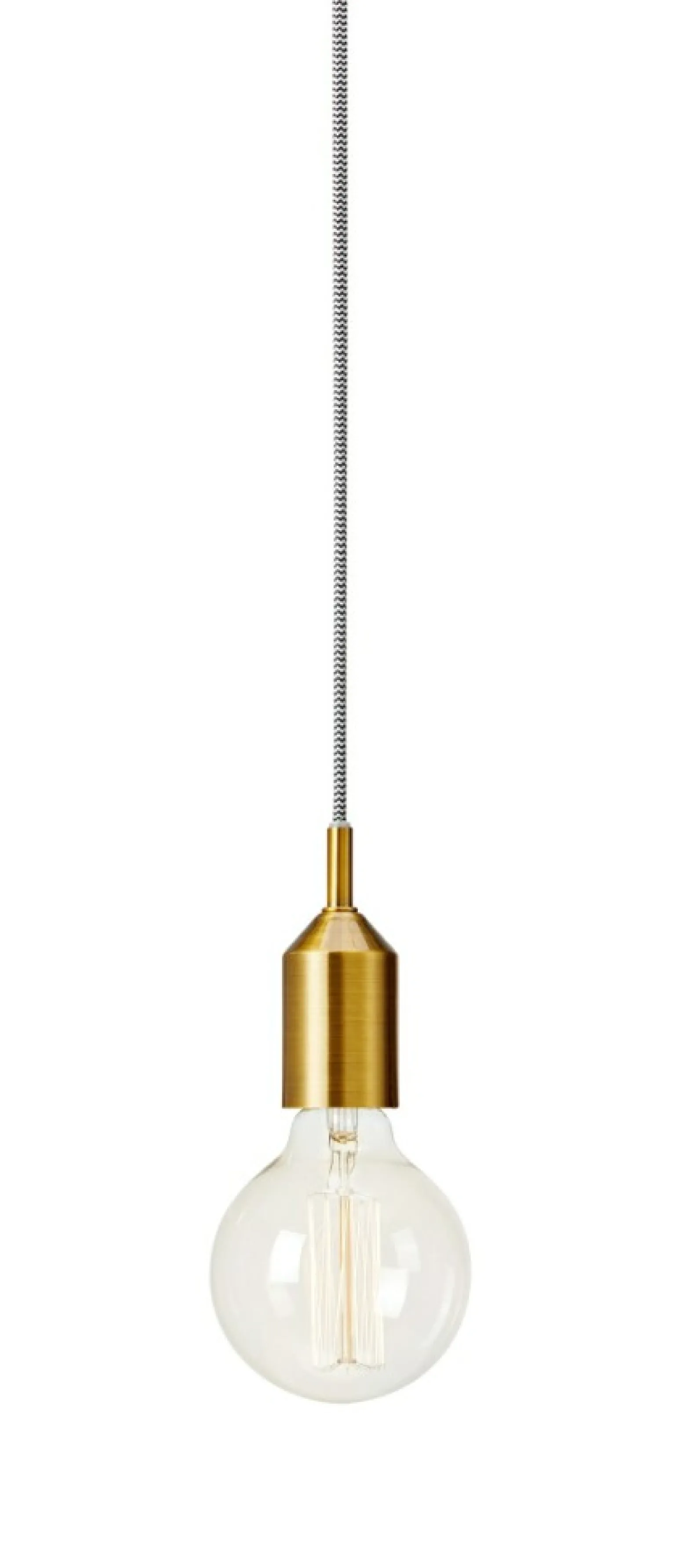 Shop Wisząca złota lampa z wzorzystym przewodem 108098 | Kaja Oświetlenie Żyrandole Nowoczesne