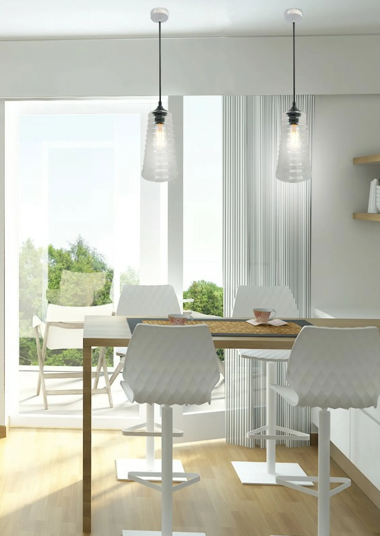 Sklep Kaja Wąska lampa wisząca do kuchni 31-51240 MANILA | Kaja Oświetlenie* Randole Tradycyjne