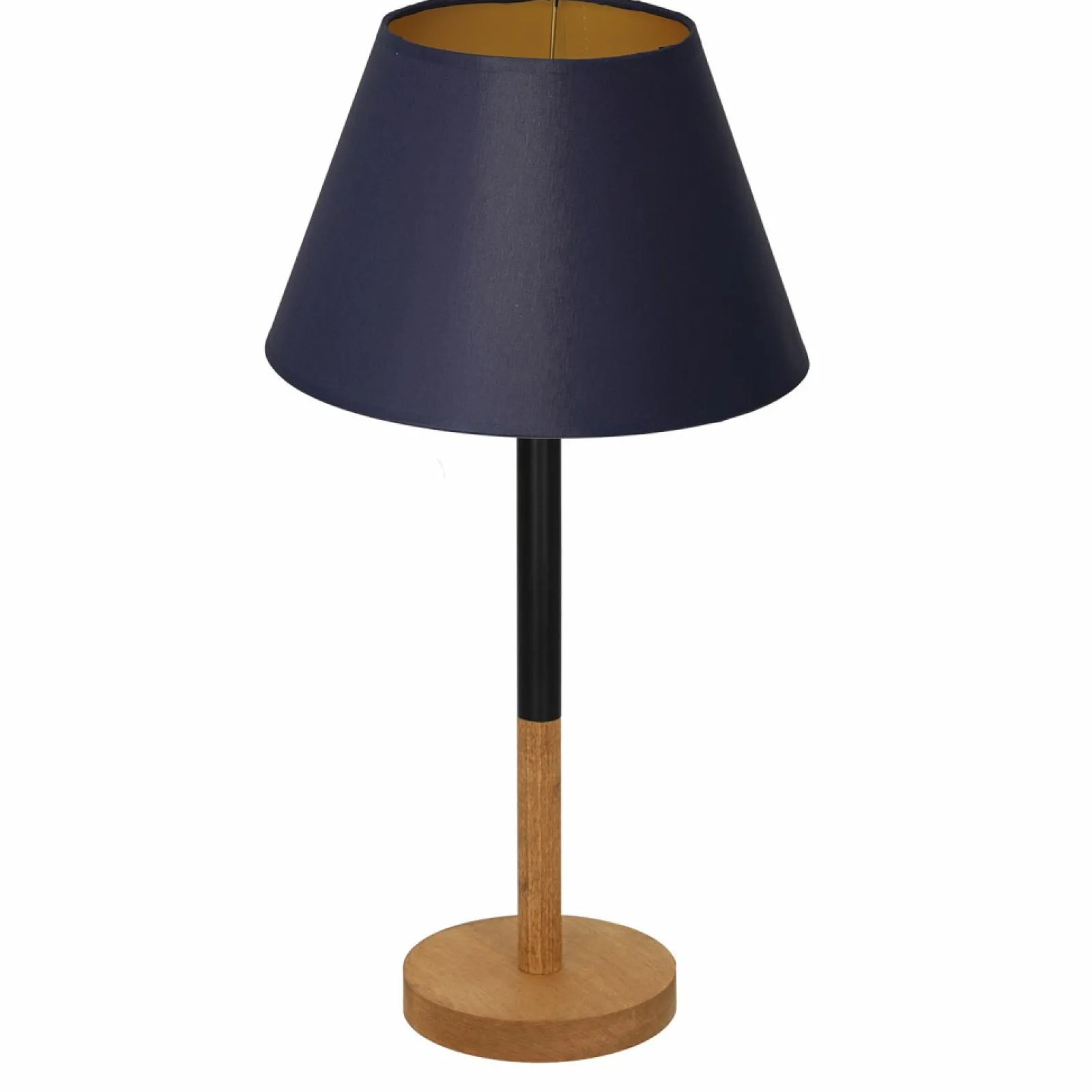 Sklep Kaja Wysoka, granatowo-złota lampka stołowa LX 3758 z serii TABLE LAMPS* Lampki Stołowe Z Abażurem | Tradycyjne Lampki Stołowe