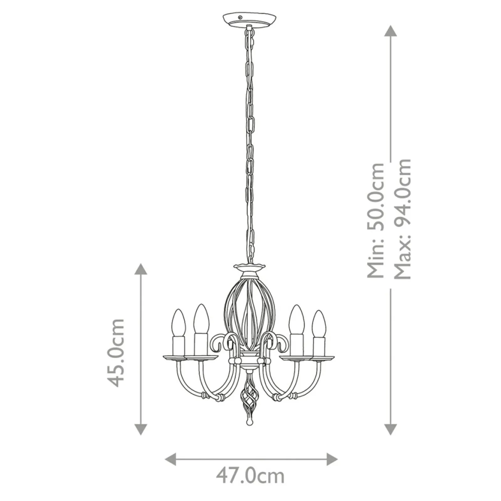 Sklep Kaja Wyszukana lampa wisząca, pałacowa ART5-AGD-BRASS z serii ARTISAN* Randole Tradycyjne