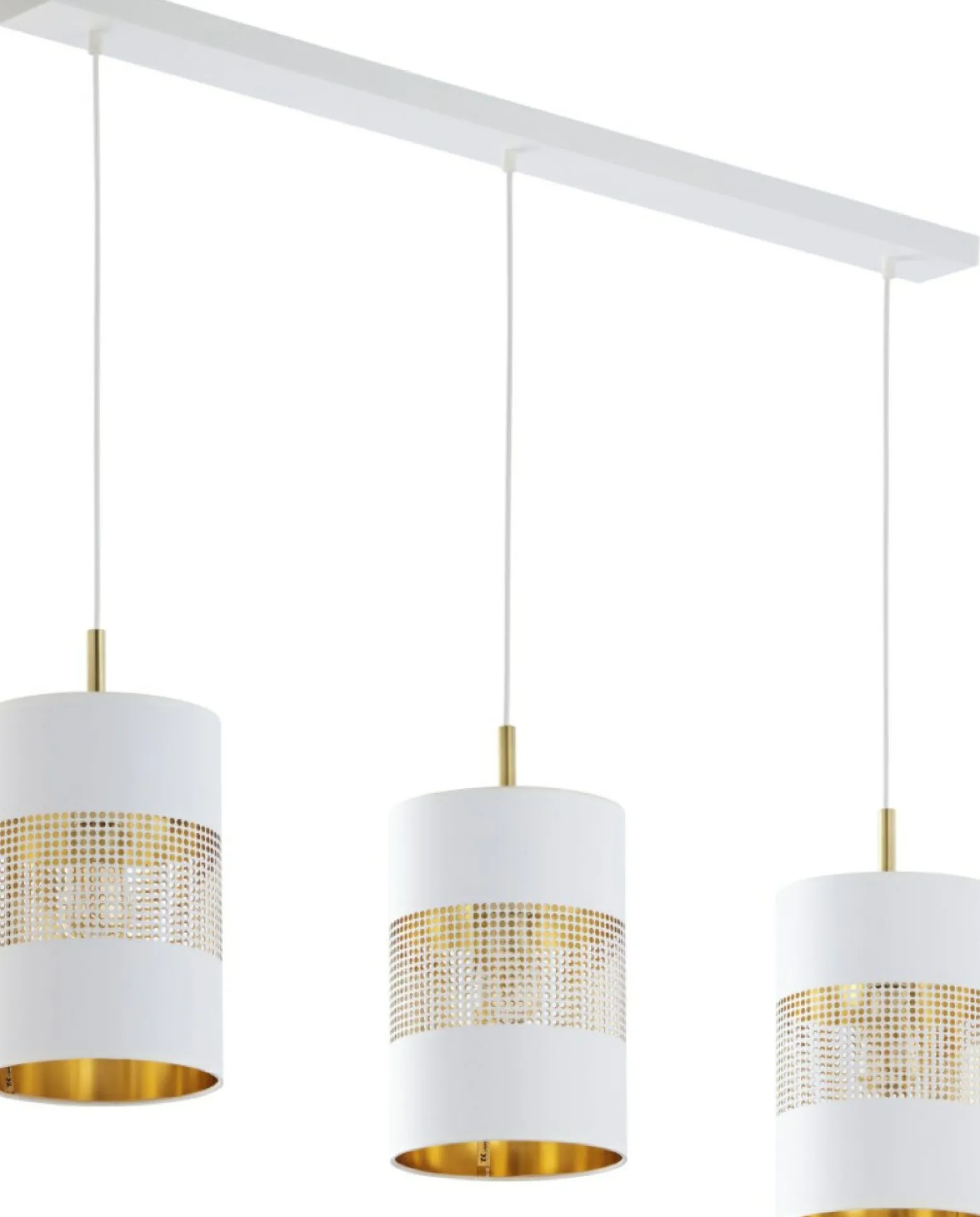 Clearance Żyrandol do jadalni nad stół TK 3209 BOGART WHITE | Kaja Oświetlenie Żyrandole Nowoczesne