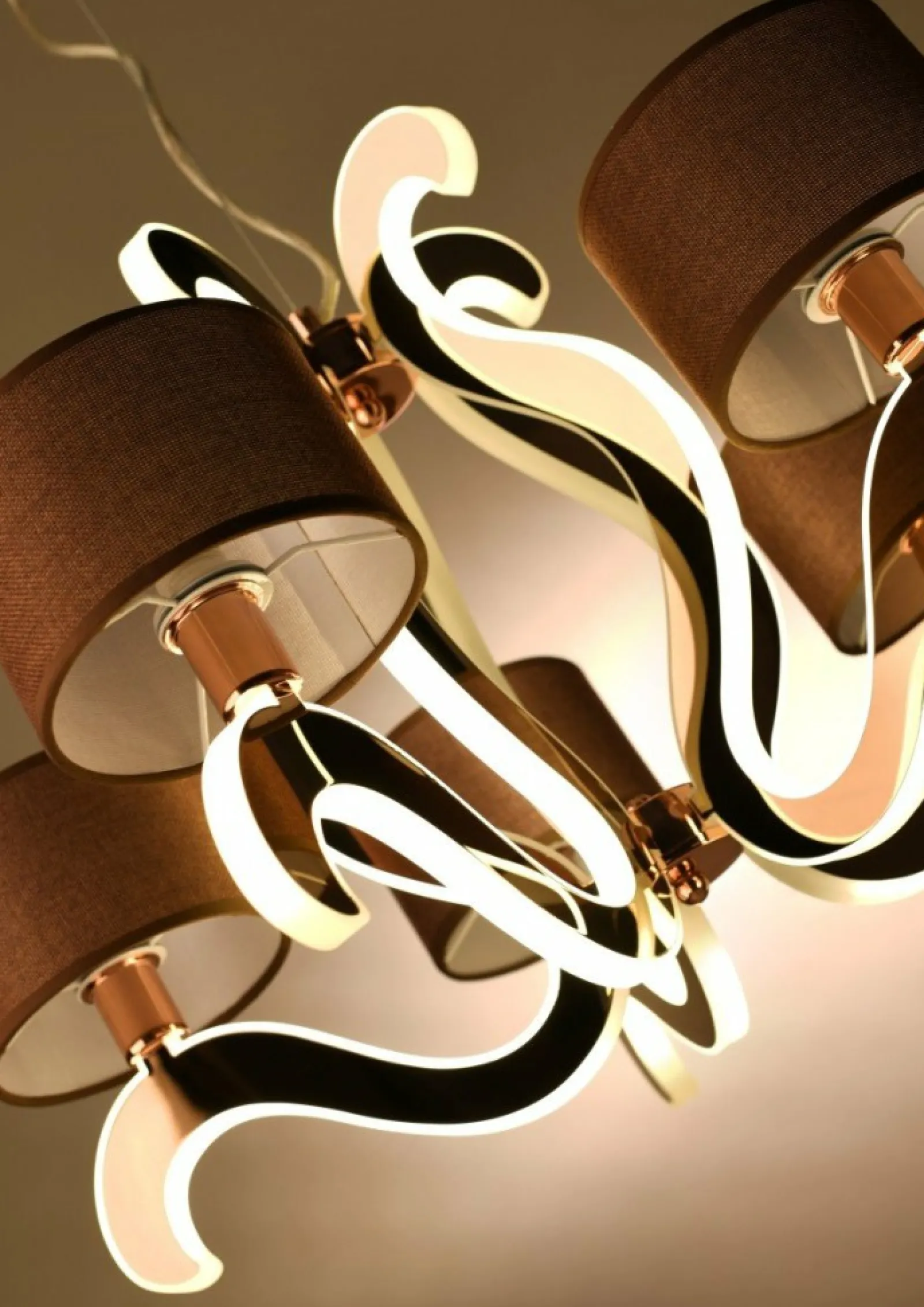 Sklep Kaja Żyrandol glamour LED w ramionach 35-33918 AMBROSIA | Kaja Oświetlenie* Randole Tradycyjne