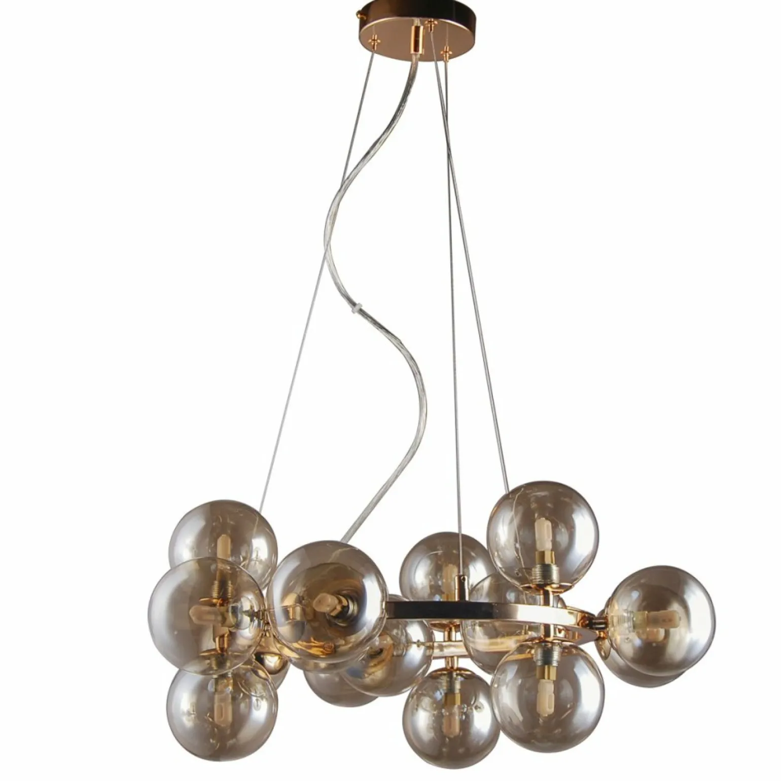 Hot Żyrandol modern glamour PND-6161-15 GO+CO MARBELIO | Kaja Oświetlenie Żyrandole Nowoczesne