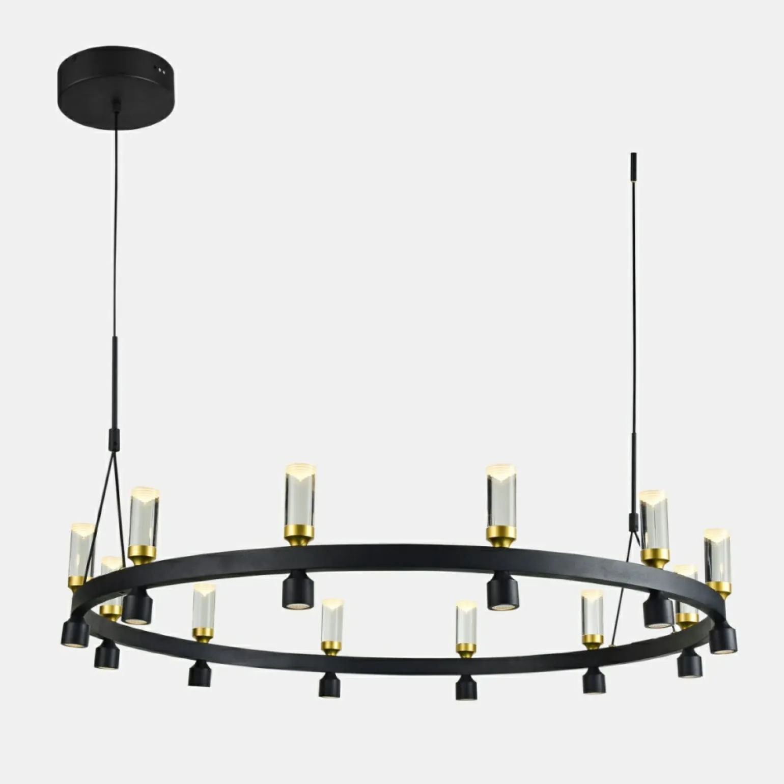 Best Żyrandol okręg LED ⌀101,8cm PND-83812-24 ALMELO | Kaja Oświetlenie Żyrandole Nowoczesne