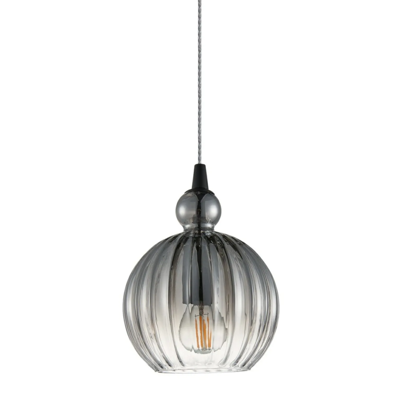 Fashion Żyrandol PND-8744-1S-GR z serii BIRON - Italux Żyrandole Nowoczesne