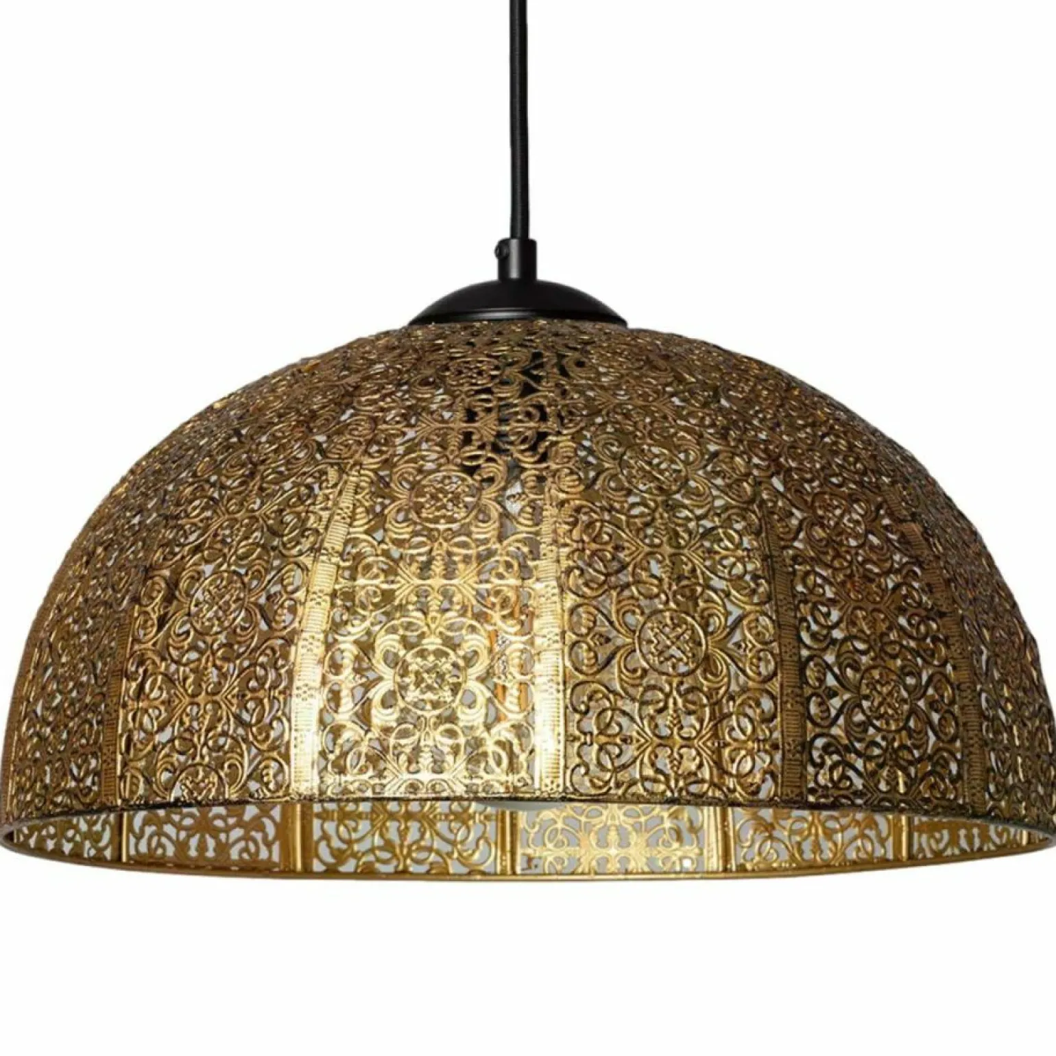 Shop Żyrandol z ażurowym kloszem typu kopuła ABR-LWE-E27 MAESTRO | Kaja Żyrandole Nowoczesne