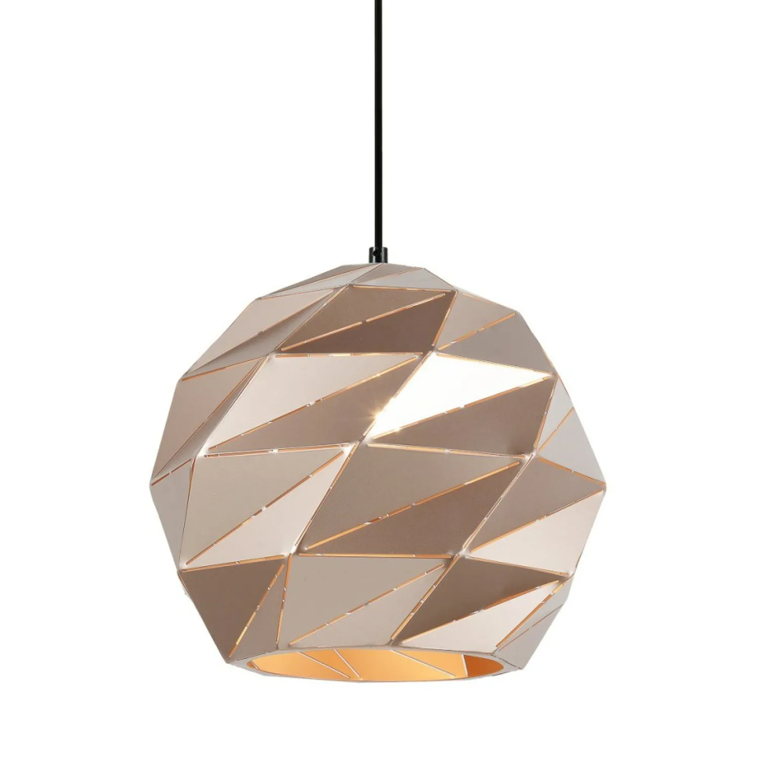 Sale Żyrandol z designerskim kloszem PND-2424-1L-GD PALERMO | Kaja Żyrandole Nowoczesne