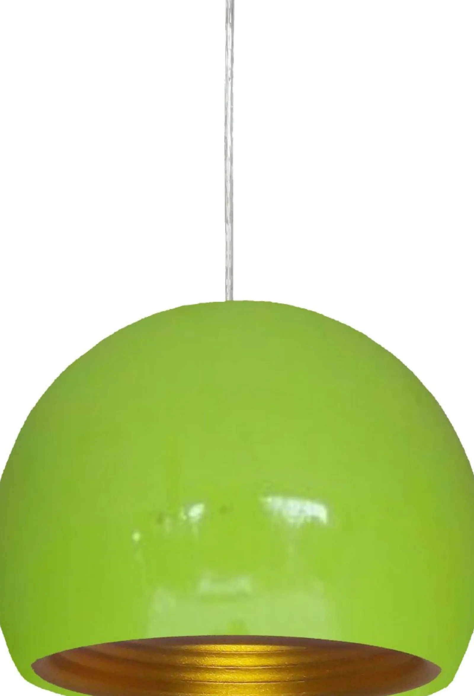 Sklep Kaja Zielona lampa wisząca ze złotym wnętrzem 31-15136 PICTOR | Kaja* Randole Tradycyjne