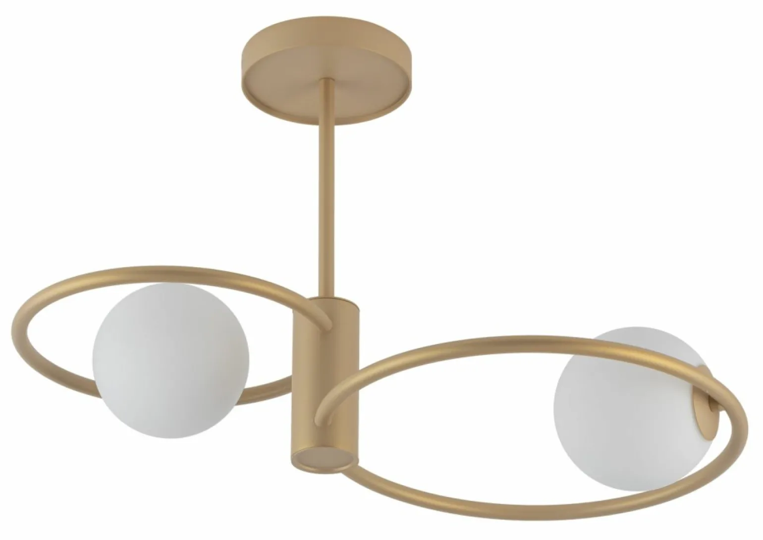Outlet Złota lampa sufitowa do eleganckiej sypialni SIG 33464 z serii AQUA Żyrandole Nowoczesne