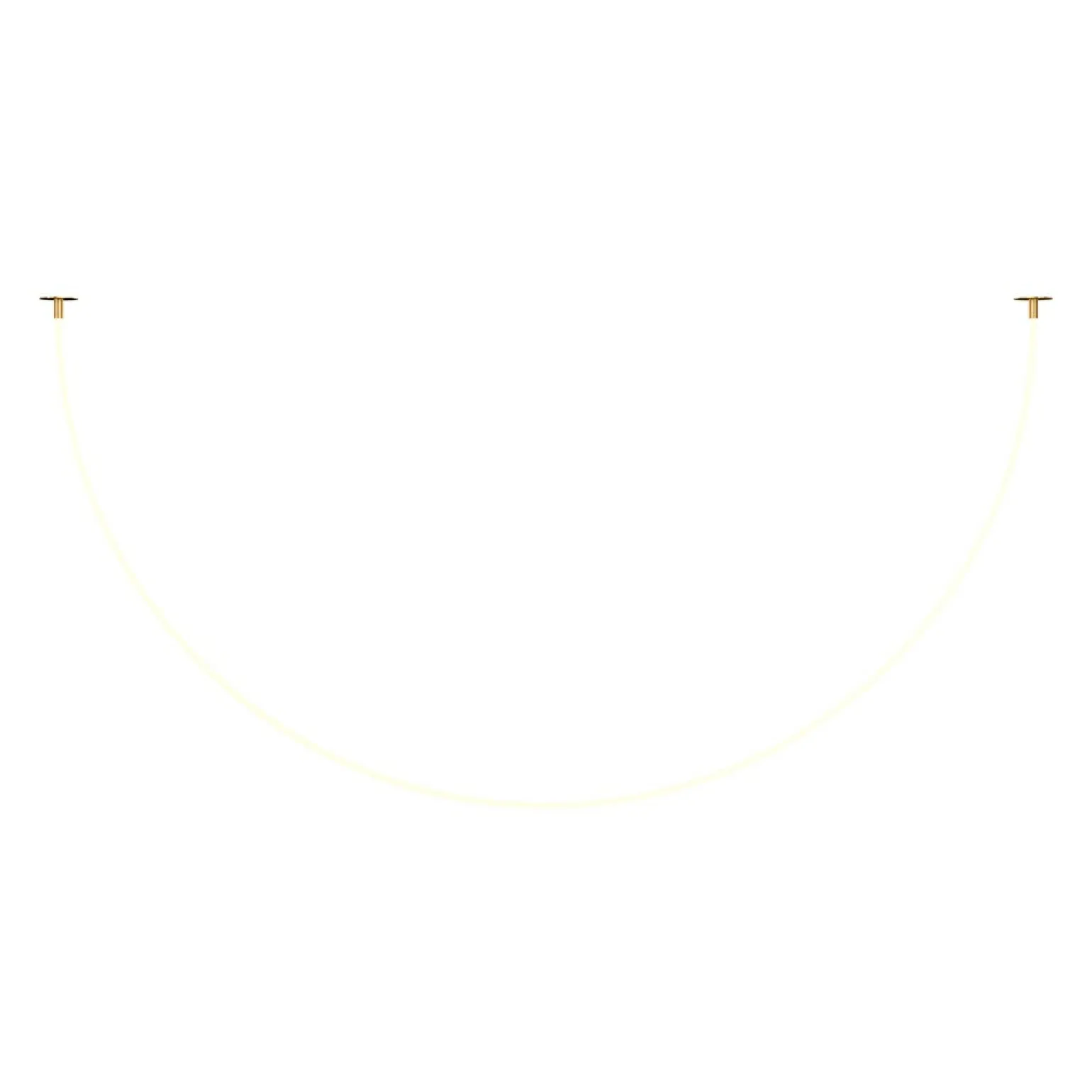Fashion Złota lampa sufitowa w kształcie łuku MOD146PL-L40G3K z serii TAU Żyrandole Nowoczesne