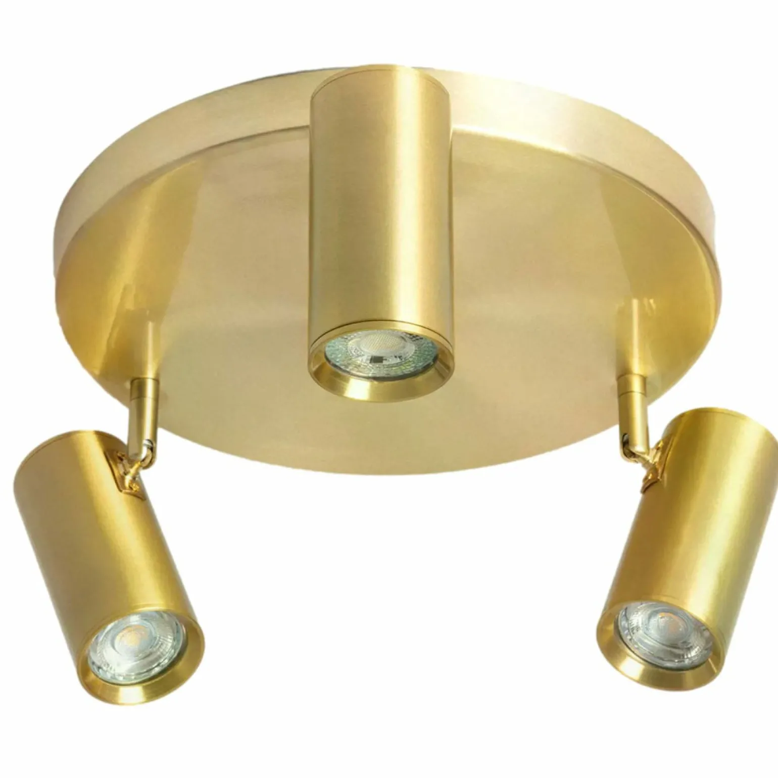 Cheap Złota lampa sufitowa z reflektorami ABR-LPC-Z-3XGU10 ESTETICA | Kaja Żyrandole Nowoczesne