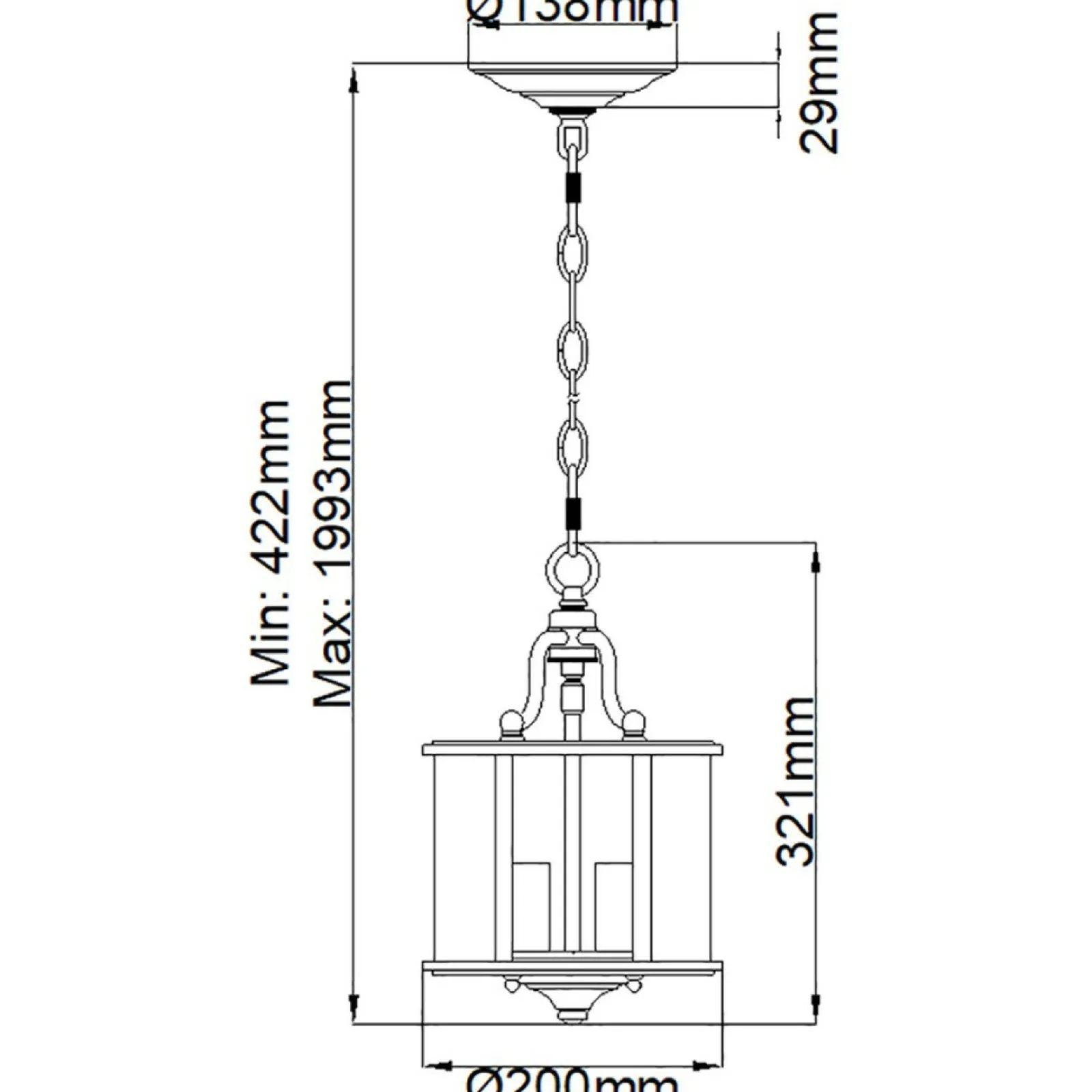 Sklep Kaja Złota lampa wisząca, efektowna HK-GENTRY-P-S-PB z serii GENTRY* Randole Tradycyjne