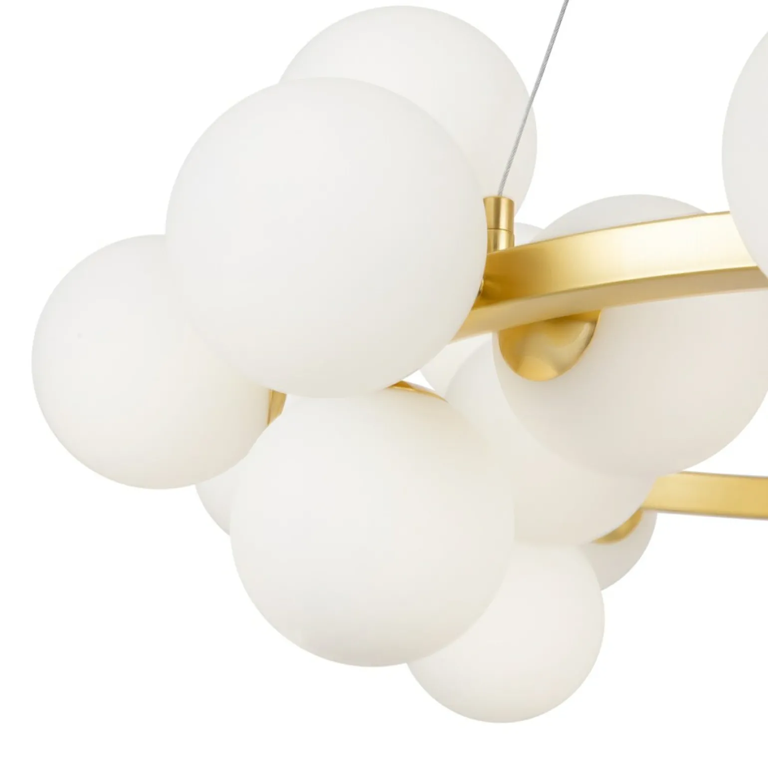 Fashion Złota lampa wisząca, idealna nad stół MOD545PL-25BS z serii DALLAS Żyrandole Nowoczesne