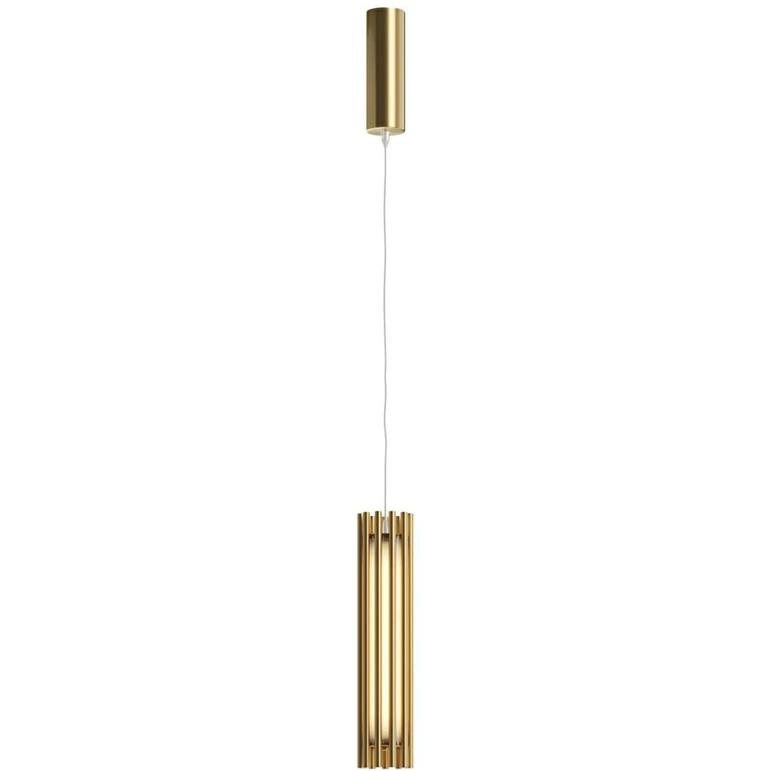 Online Złota lampa wisząca, pionowe rurki MOD410PL-L12BS3K z serii SONATA Żyrandole Nowoczesne