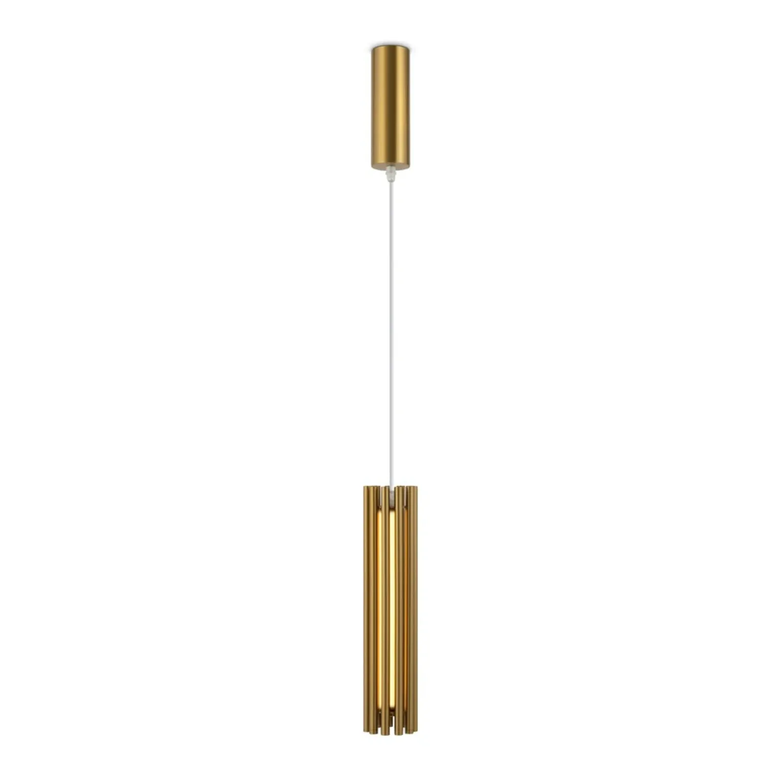 Online Złota lampa wisząca, pionowe rurki MOD410PL-L12BS3K z serii SONATA Żyrandole Nowoczesne