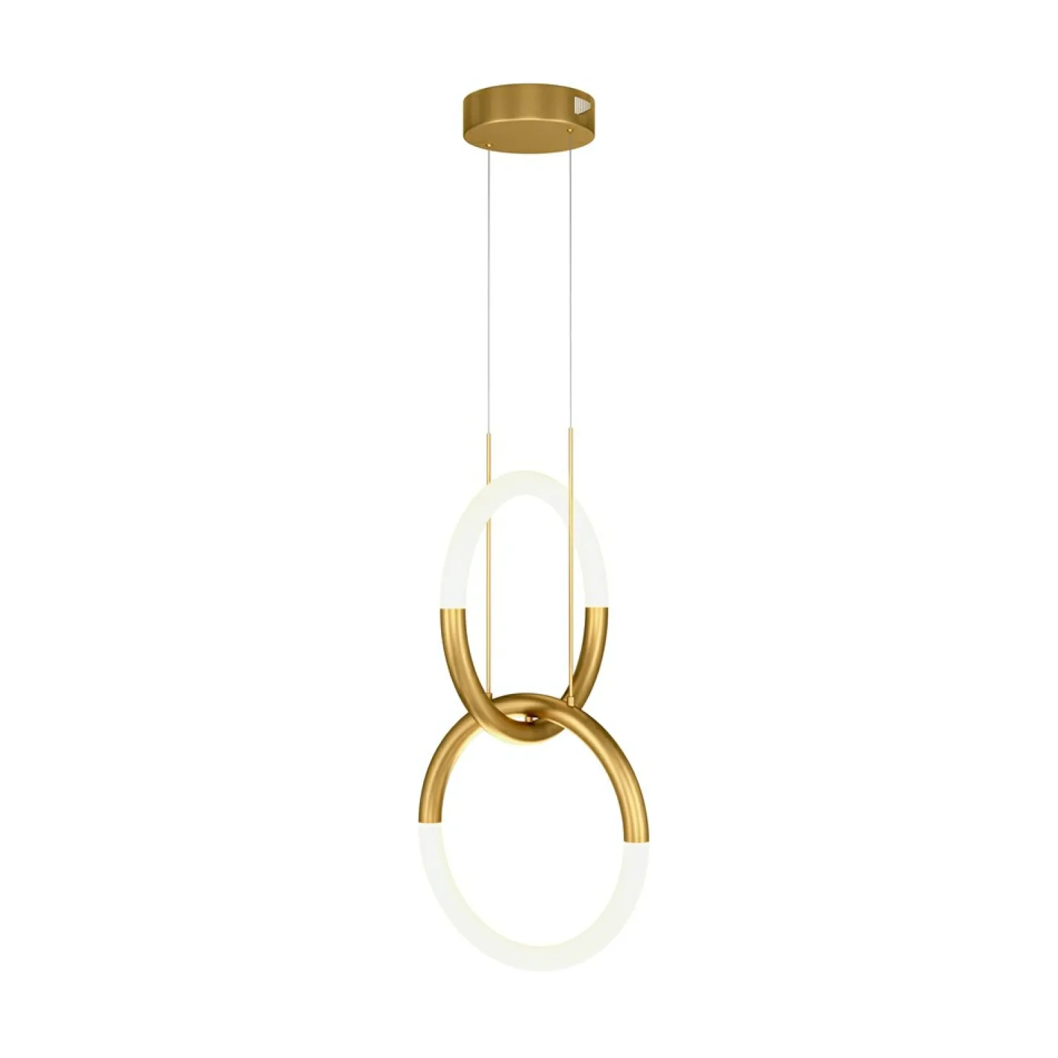 Cheap Złota lampa wisząca, połączone okręgi MOD165PL-L18G3K z serii NODE Żyrandole Nowoczesne