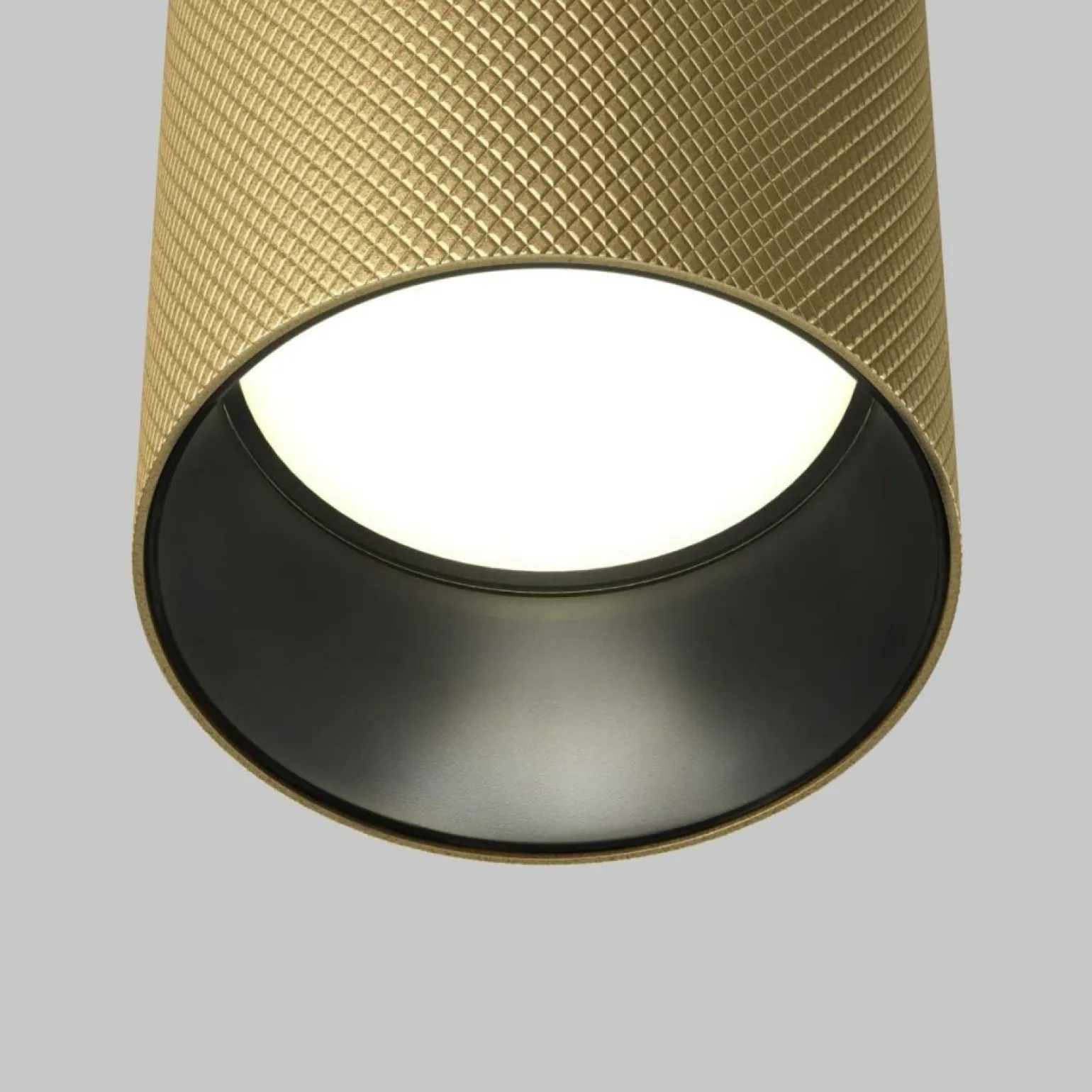 Hot Złota lampa wisząca, tuba na GU10 P082PL-GU10-MG z serii ARTISAN Żyrandole Nowoczesne