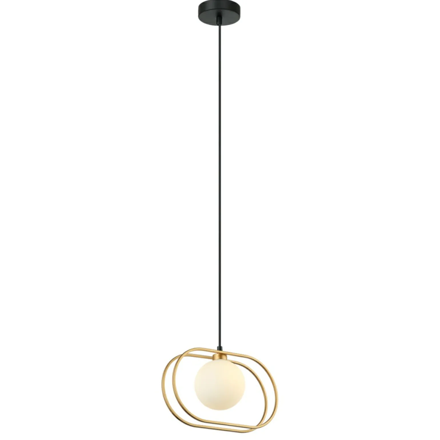 Online Złota lampa wisząca z kloszem PND-53423-1-GD GROSETTA | Kaja Żyrandole Nowoczesne